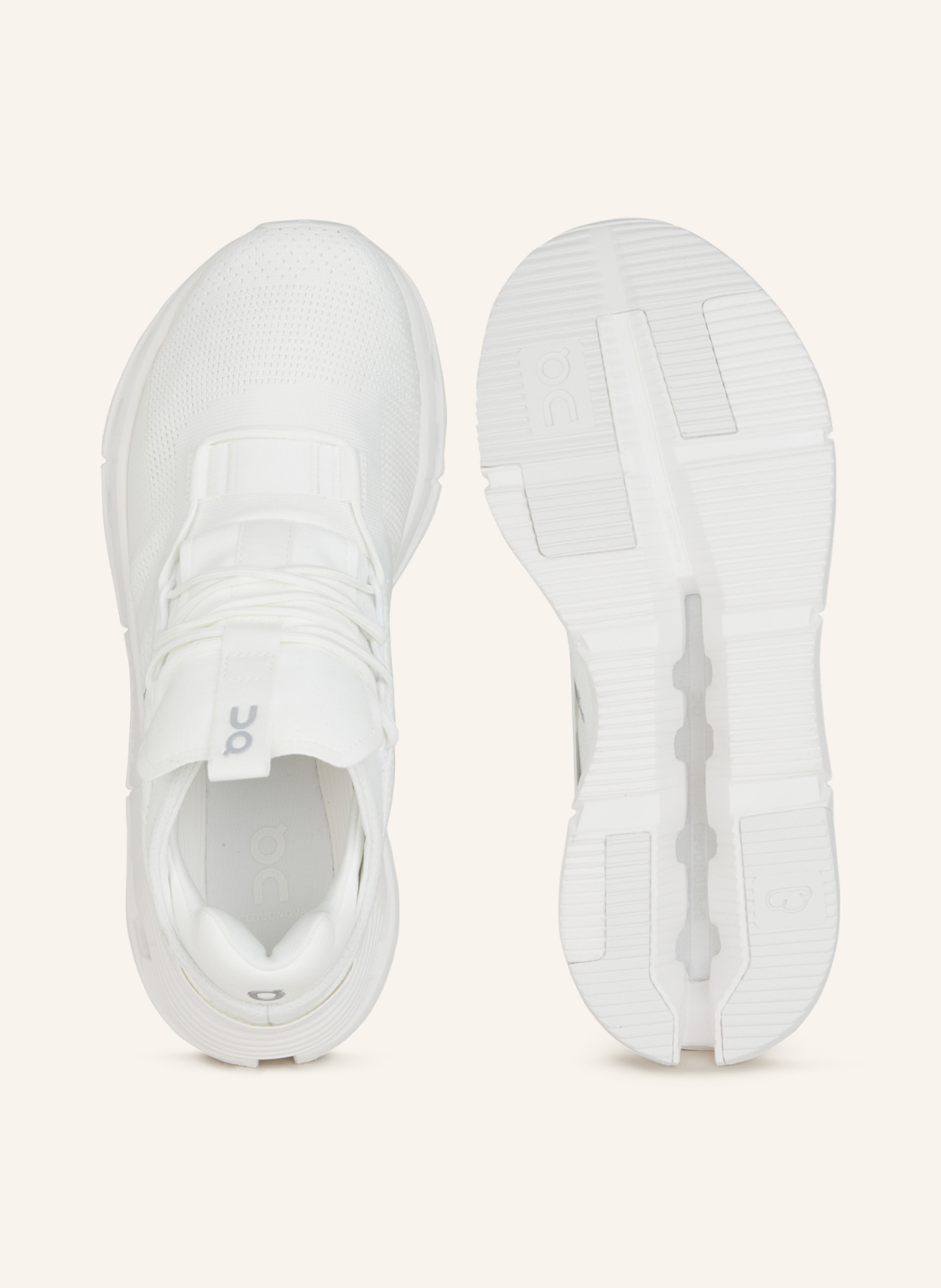 Thumbnail - On Sneaker Cloudnova Undyed weiss
