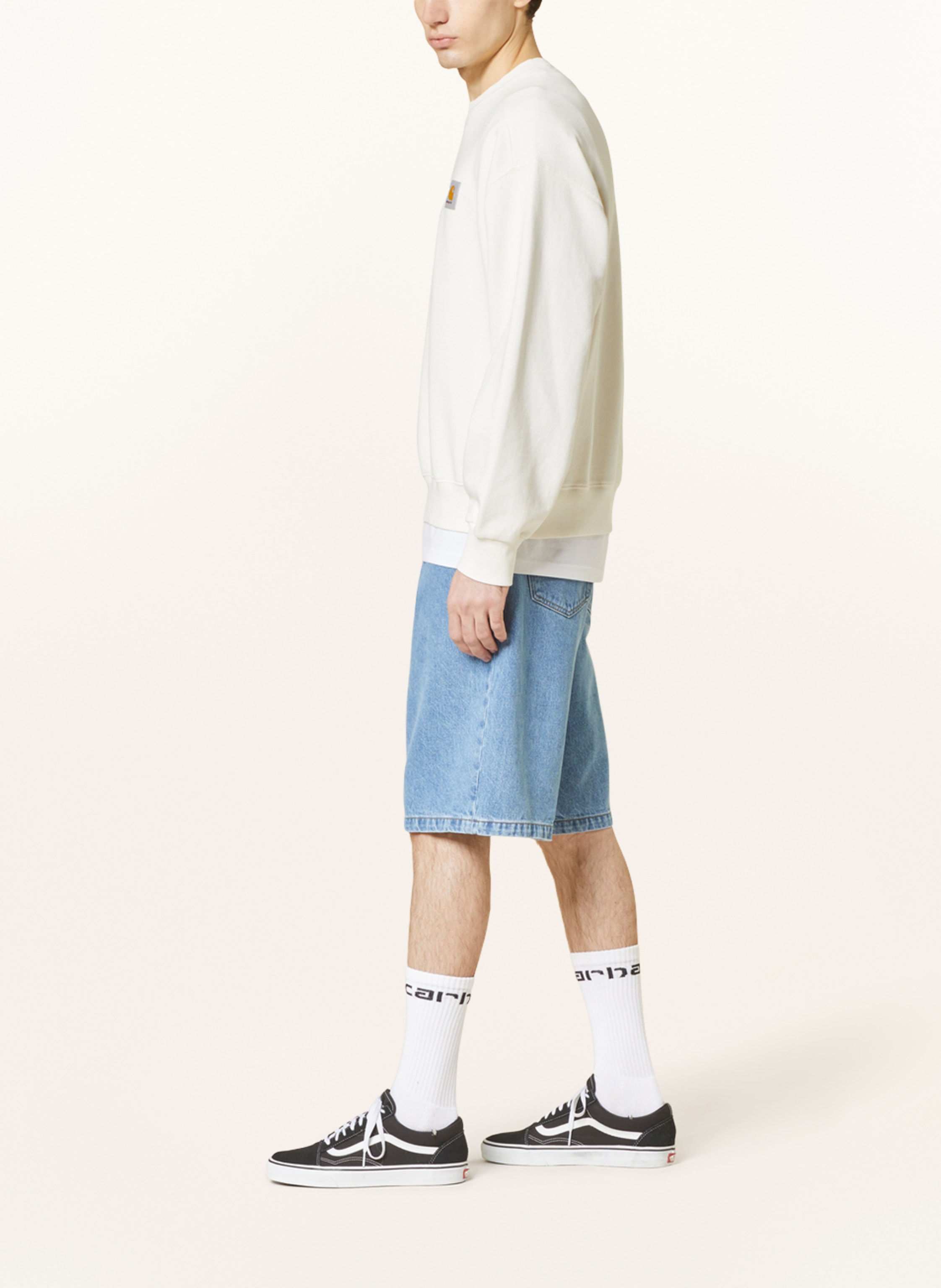 Thumbnail - Carhartt Wip Jeansshorts Landon Loose Fit blau