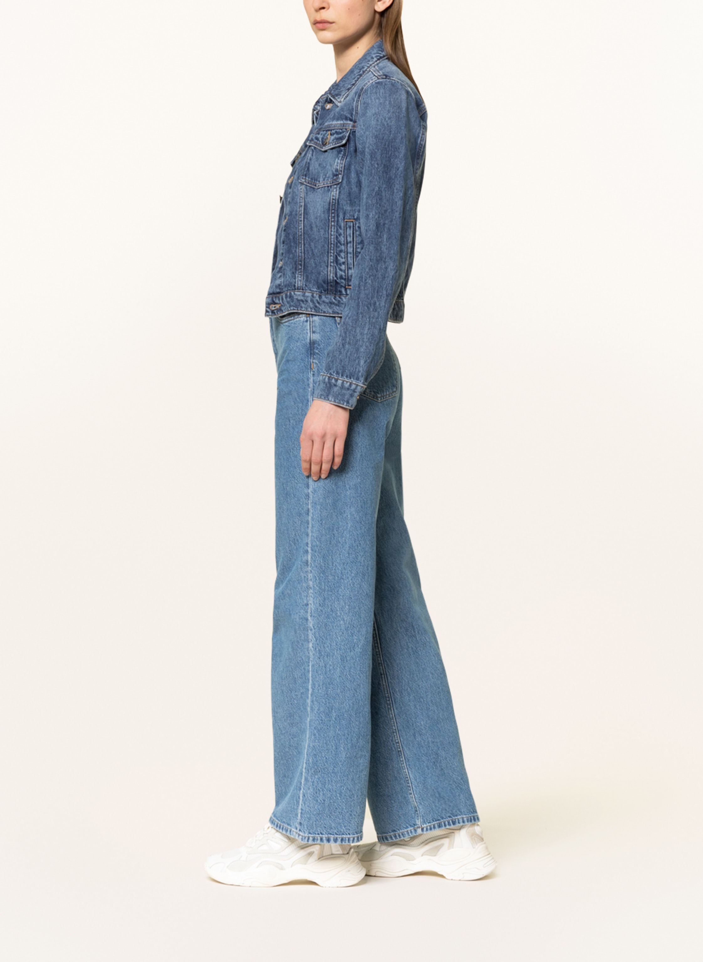 Thumbnail - Carhartt Wip Flared Jeans Jane blau