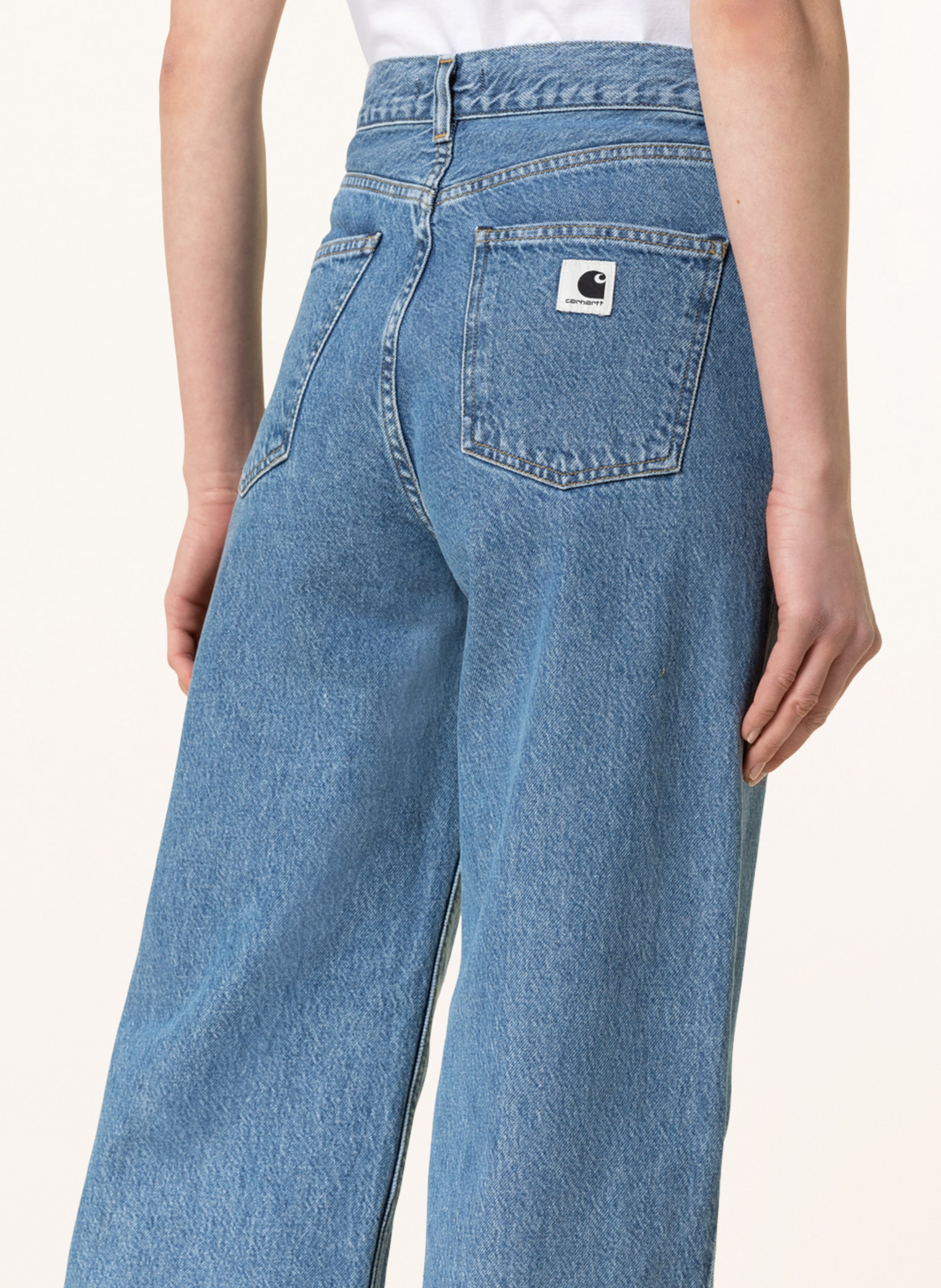Thumbnail - Carhartt Wip Flared Jeans Jane blau