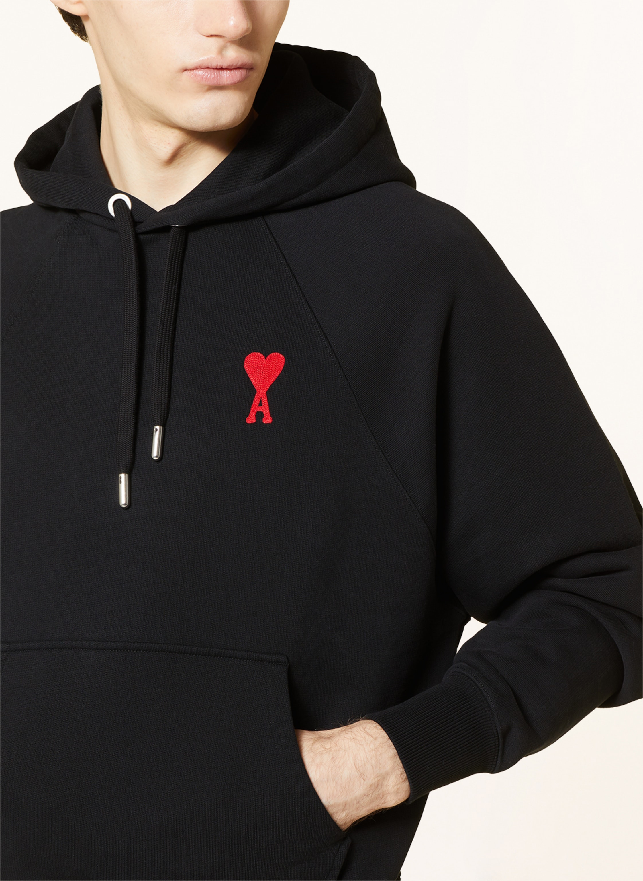 Thumbnail - Ami Paris Hoodie schwarz