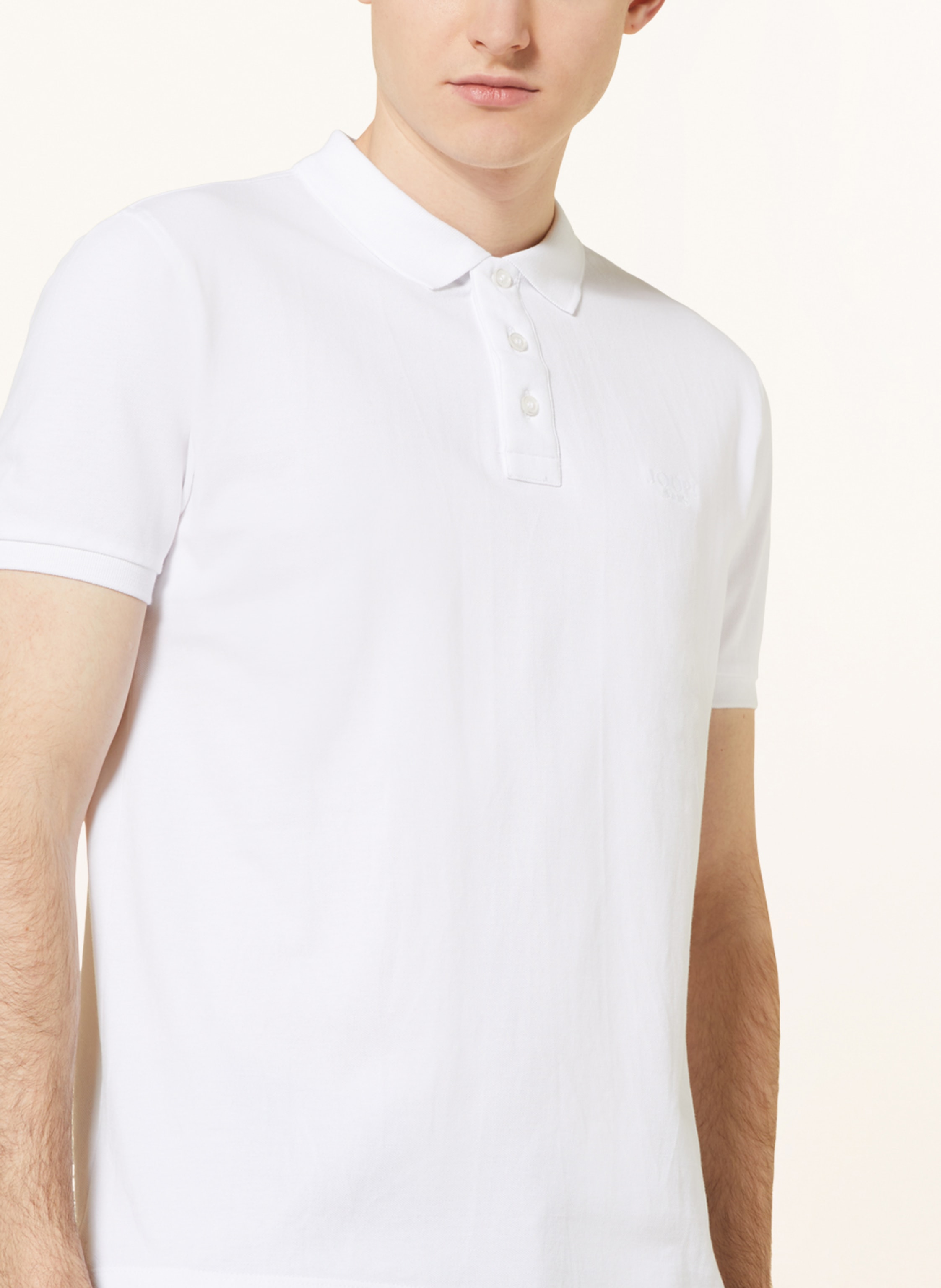 Thumbnail - Joop! Jeans Piqué-Poloshirt Ambrosio weiss