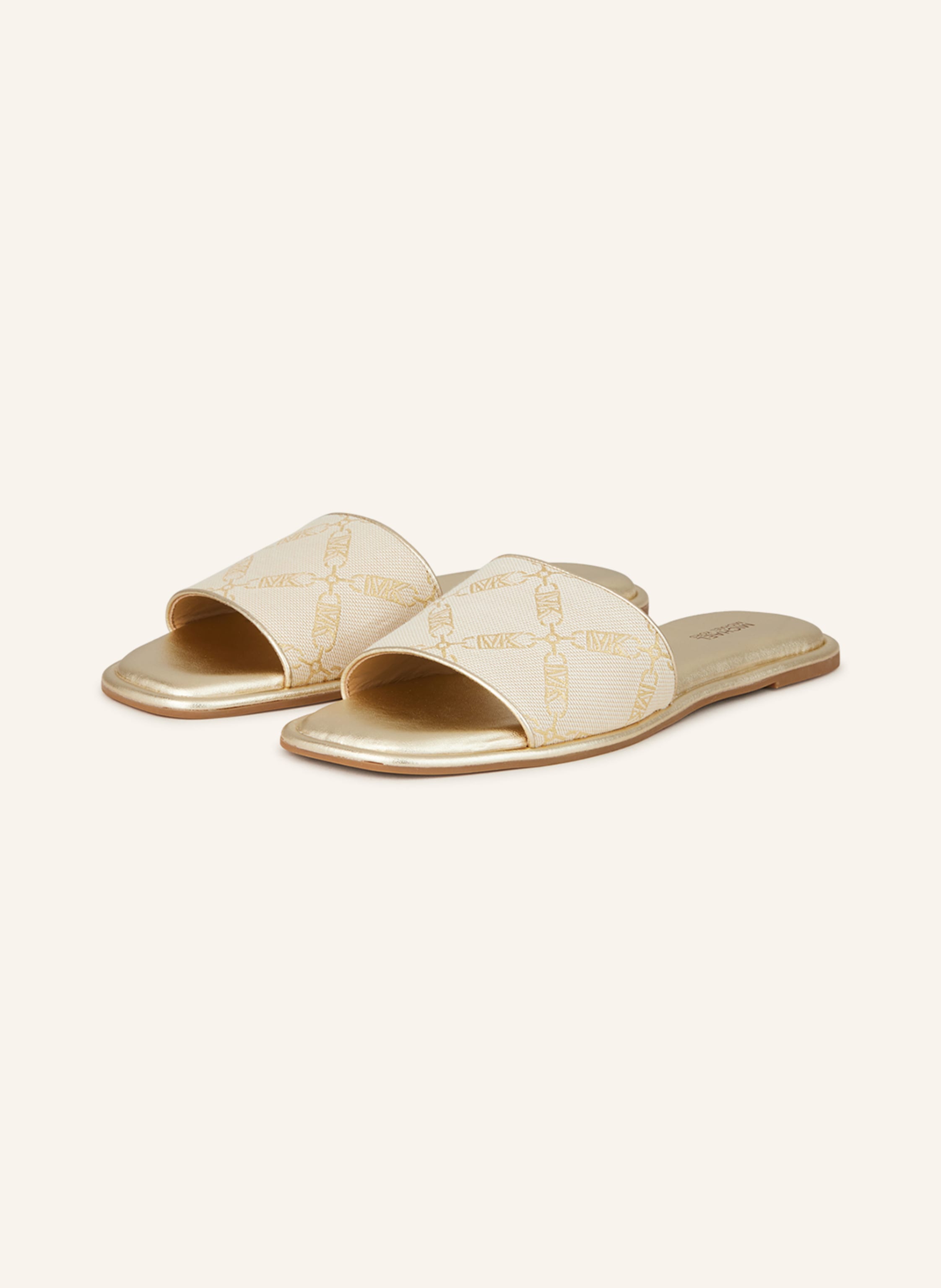 MICHAEL Michael Kors MK Womens Synthetic Logo Platform Slide Sandals   Walmartcom