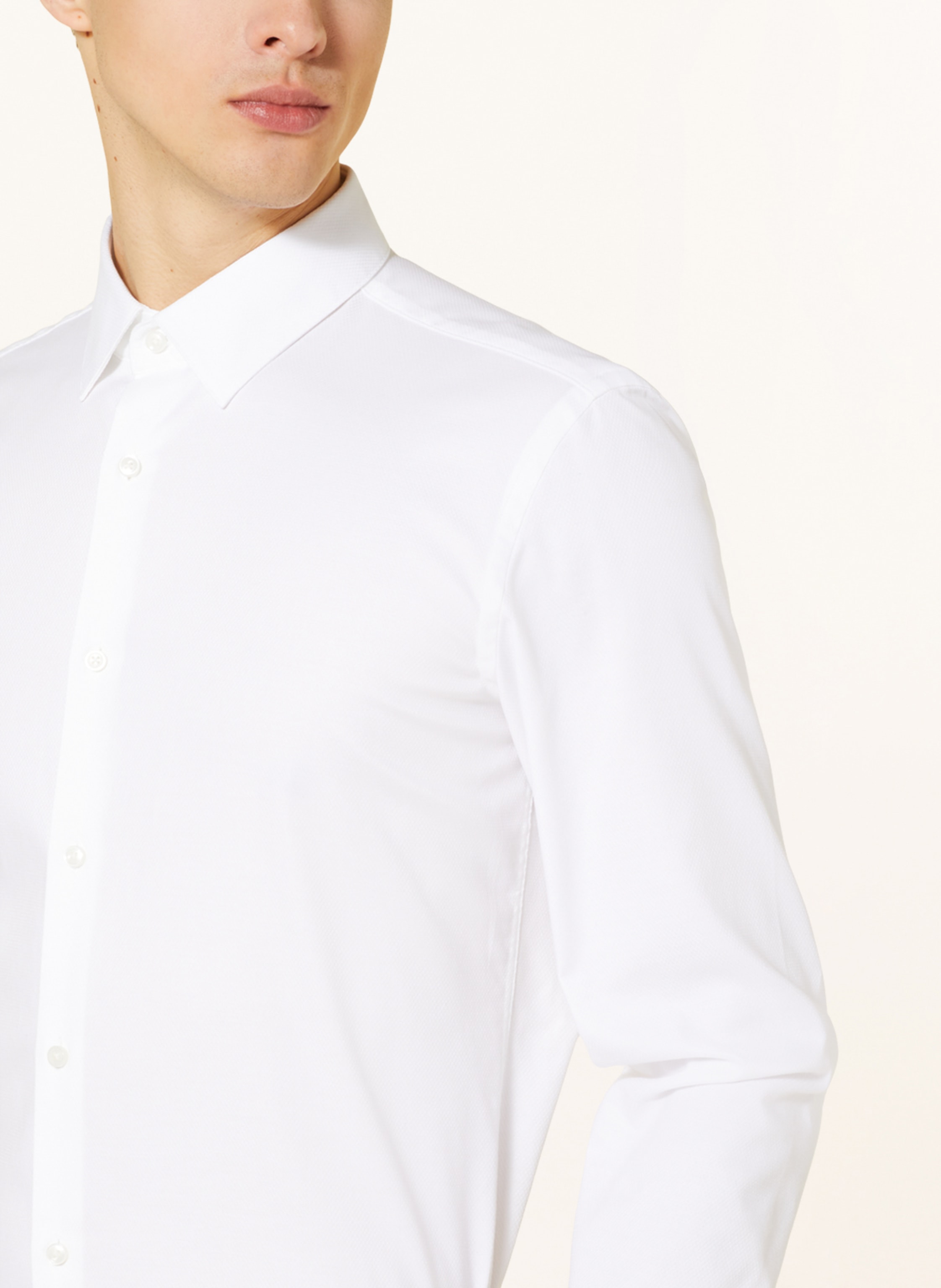 Thumbnail - Boss Hemd Hank Slim Fit weiss