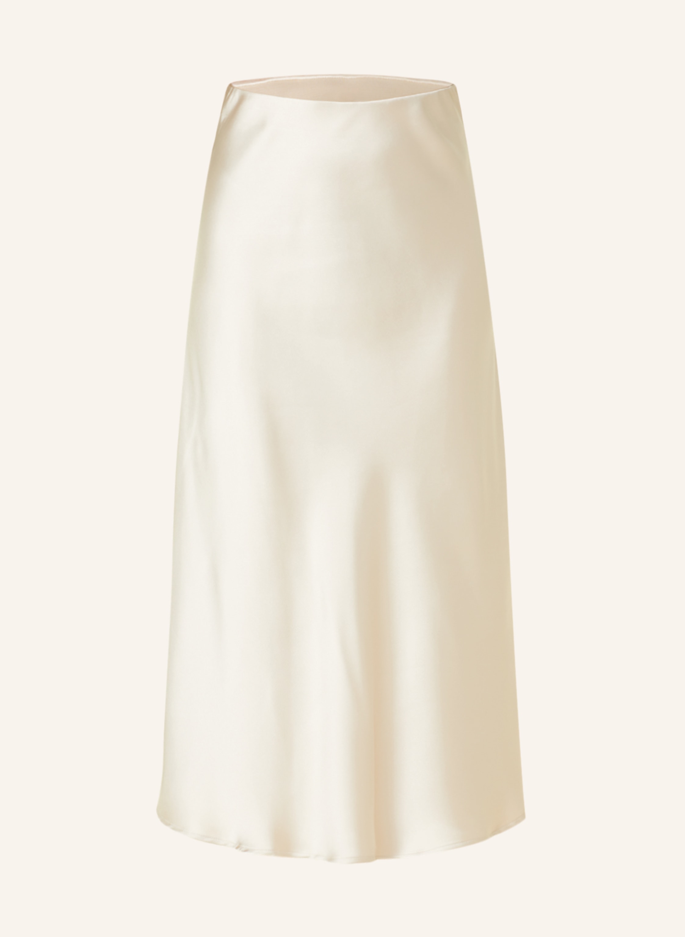 NEO NOIR Satin skirt BOVARY in cream