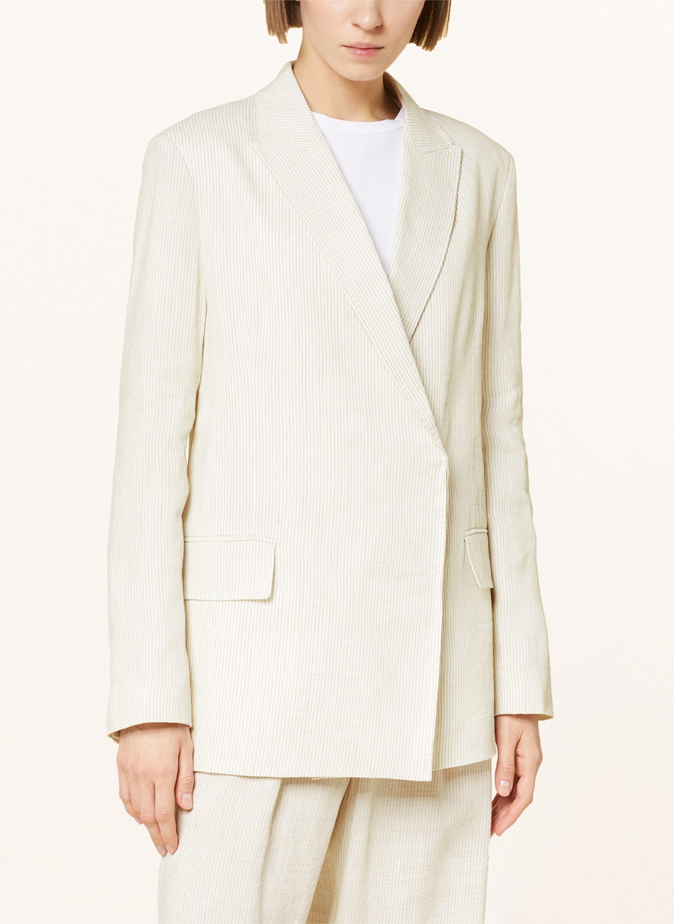 Thumbnail - Iris Von Arnim Leinenblazer Summer weiss