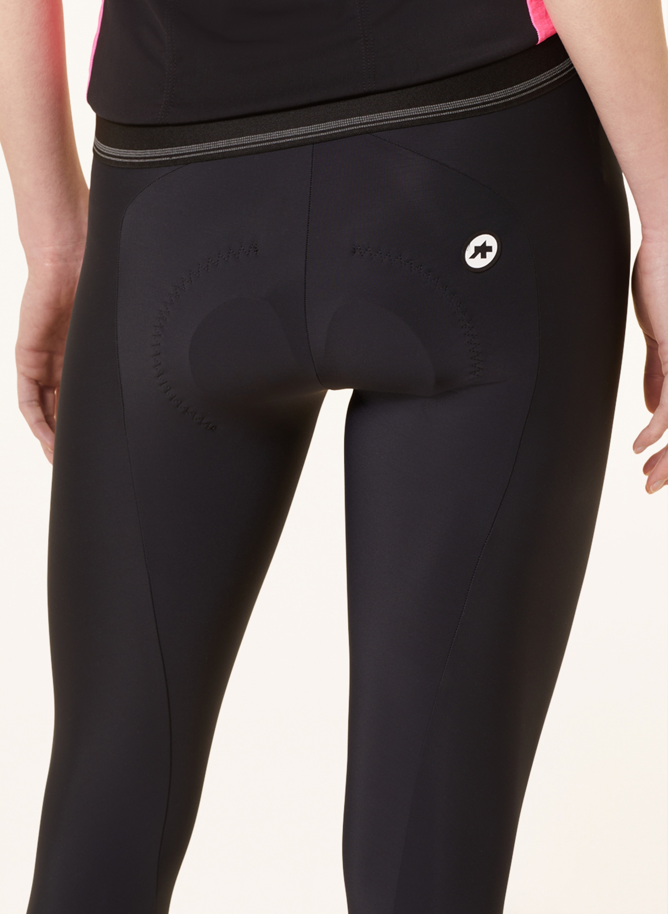 Thumbnail - Assos Radhose Uma Gt Summer Half Tights c2 Mit Gepolstertem Einsatz schwarz