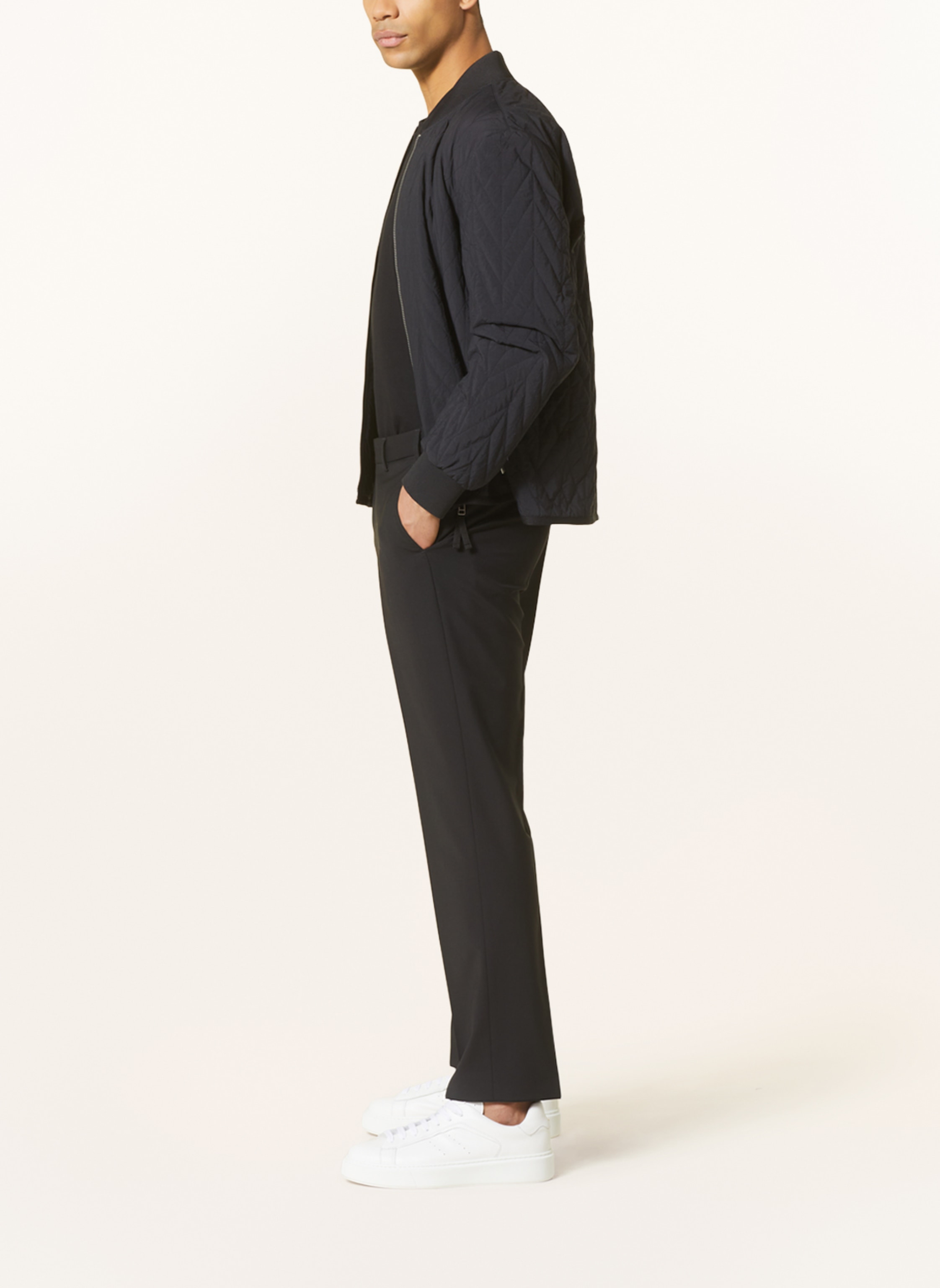 Thumbnail - Hiltl Hose Piacenza Regular Fit schwarz