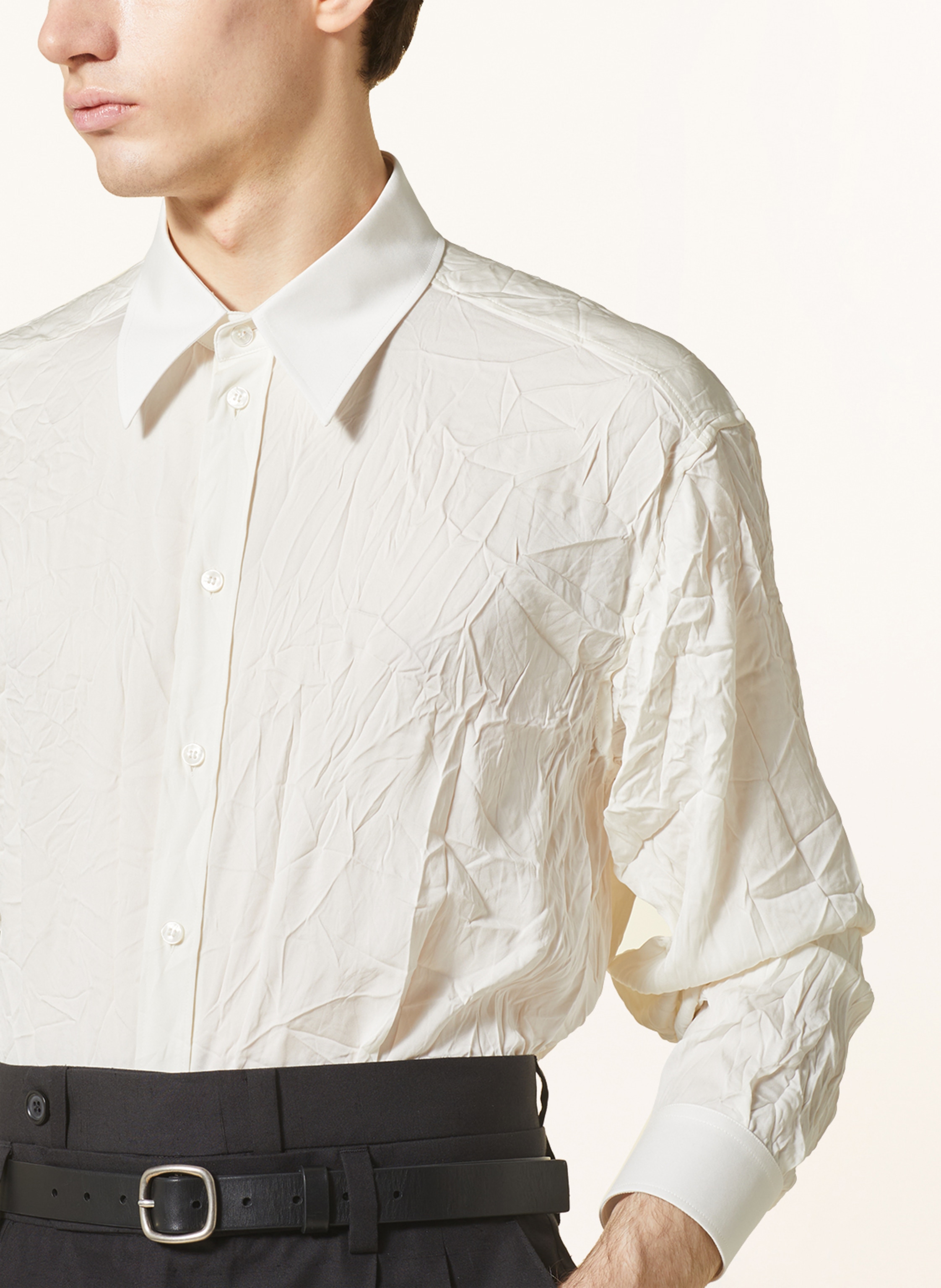 Thumbnail - Dolce & Gabbana Seidenhemd Regular Fit weiss