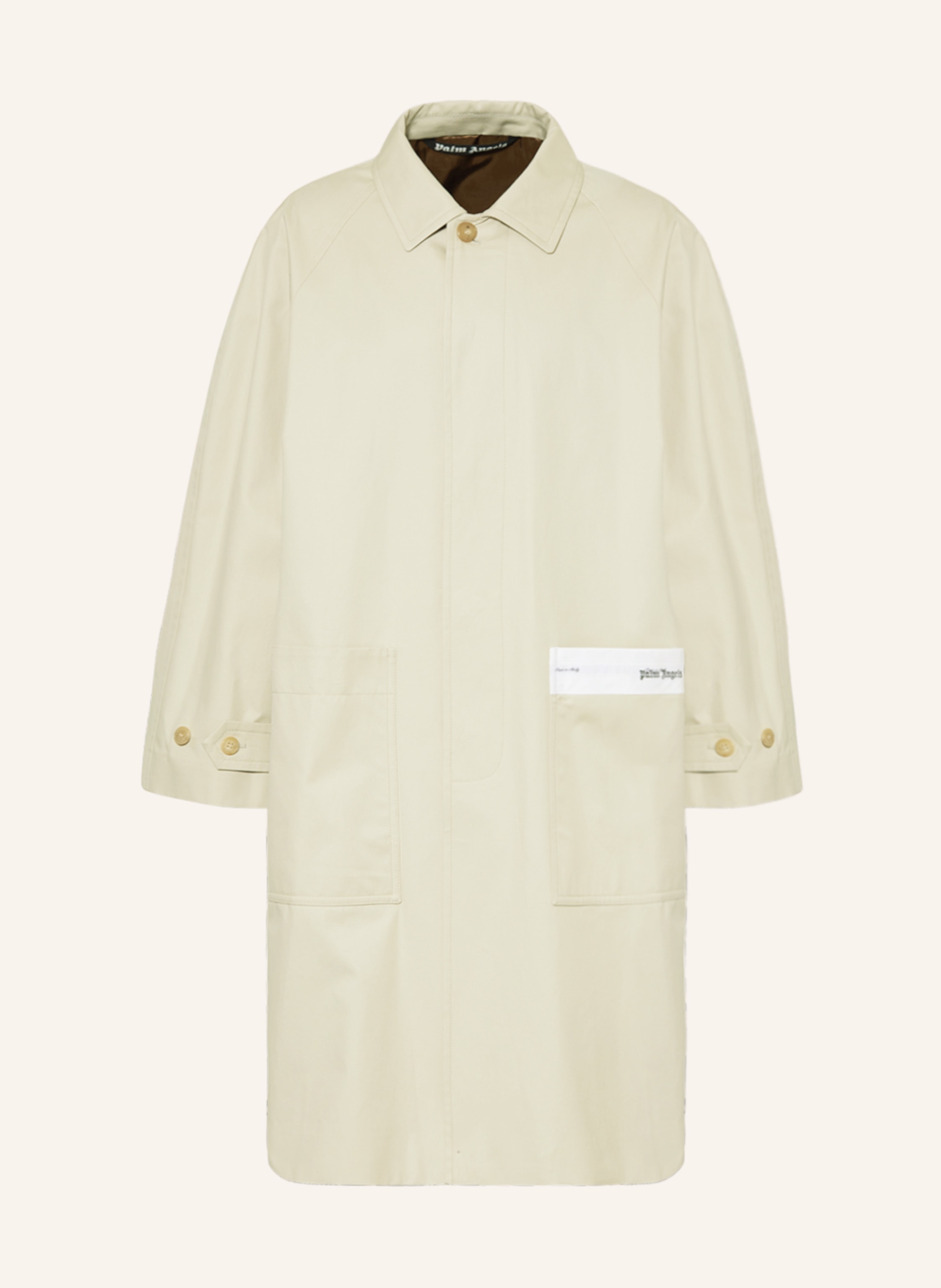 Palm Angels Trench coat SARTORIAL in light brown