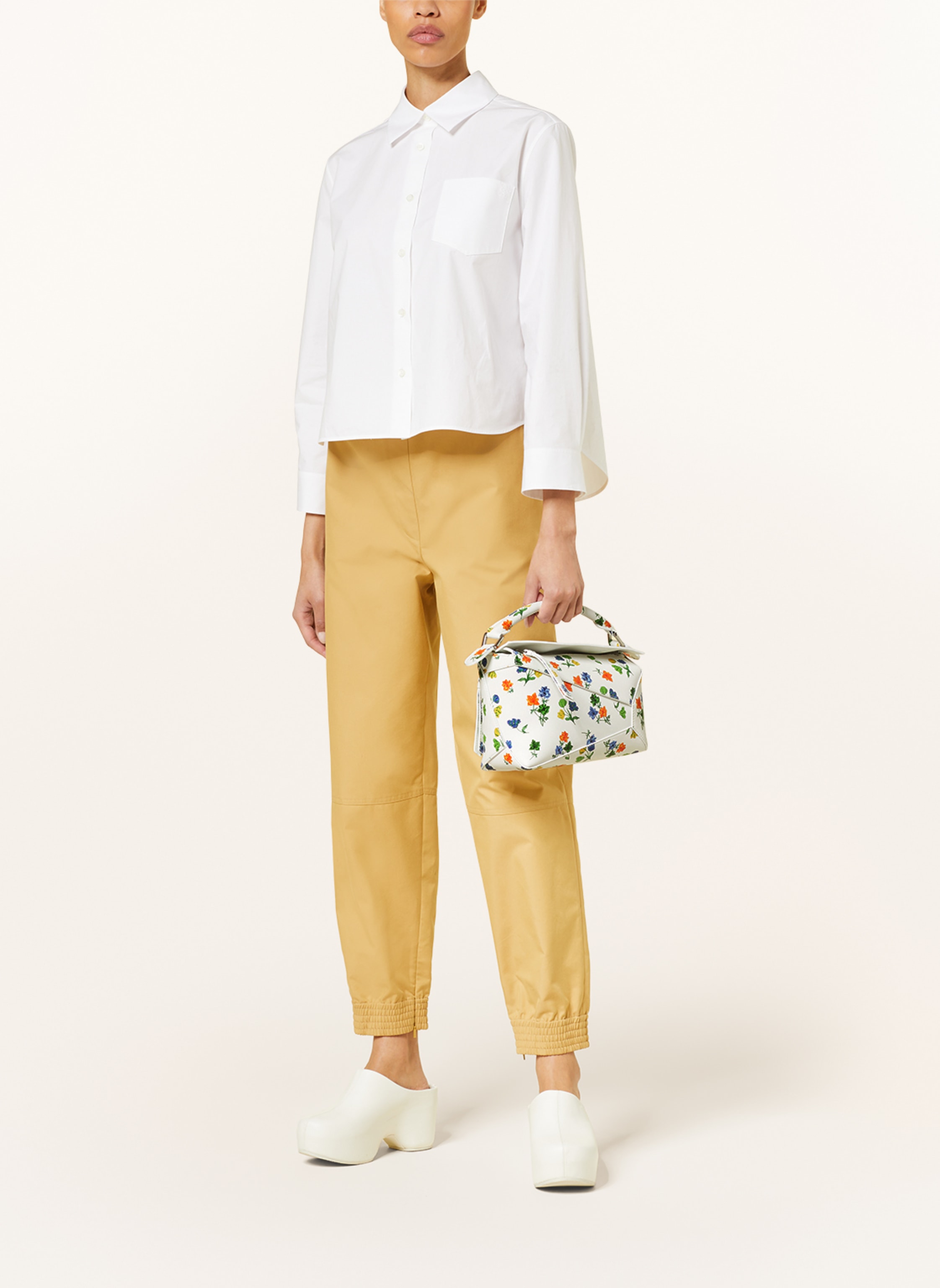 Thumbnail - Loewe Handtasche Puzzle Edge Small weiss