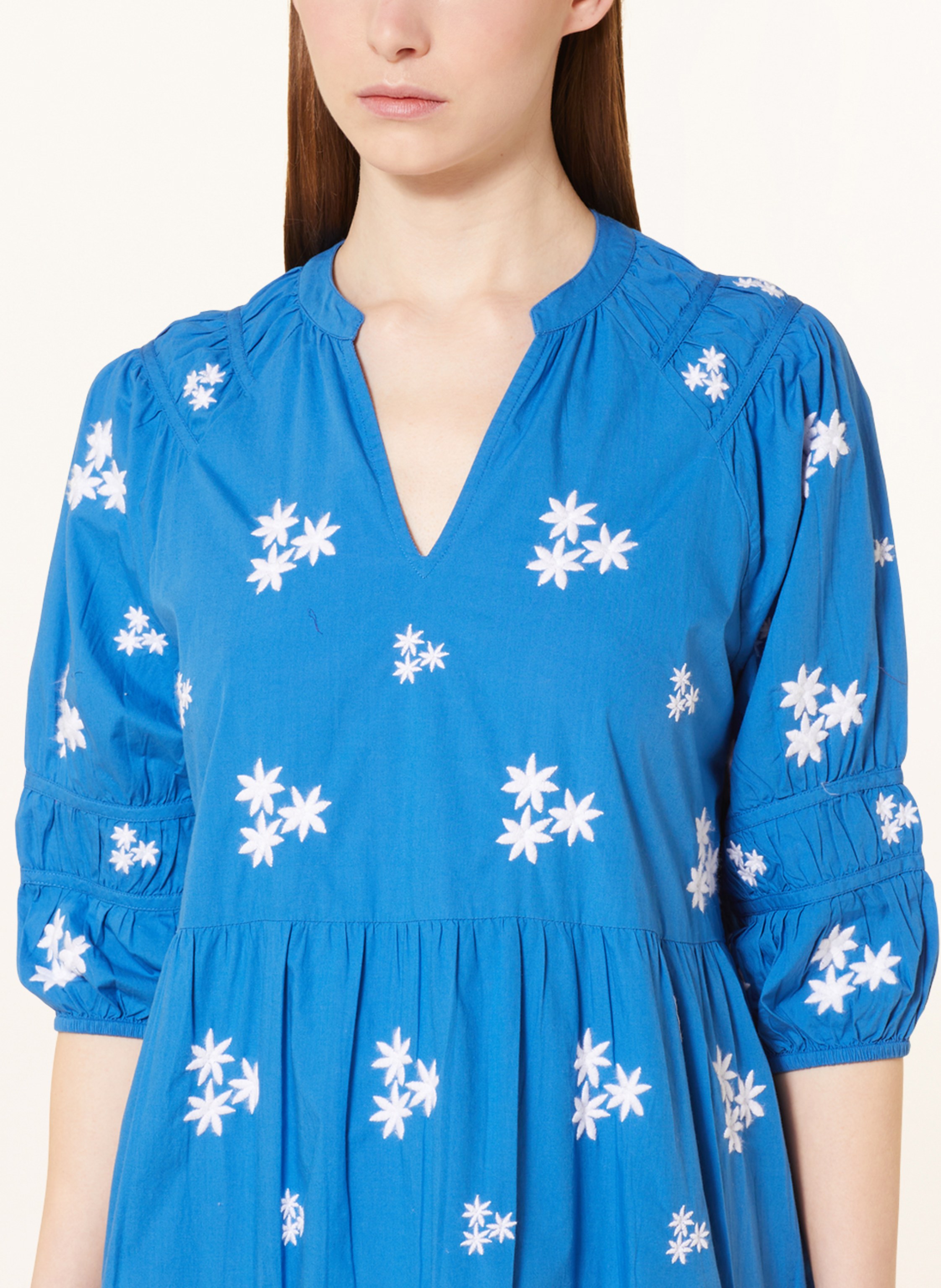 Thumbnail - Flowers For Friends Kleid Mit 3/4-Arm blau