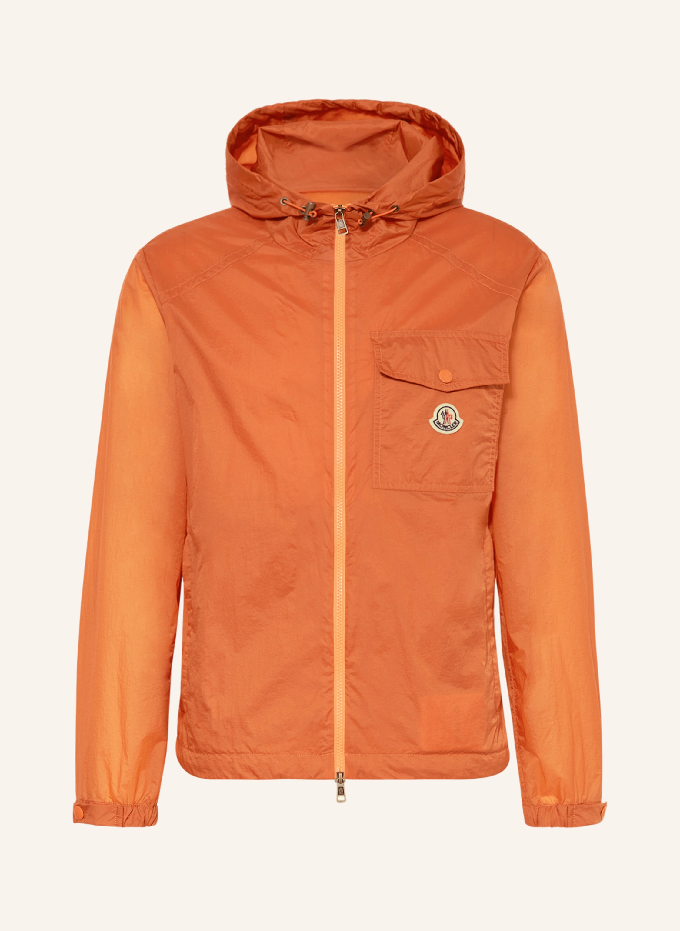 Moncler daunenjacke orange clearance
