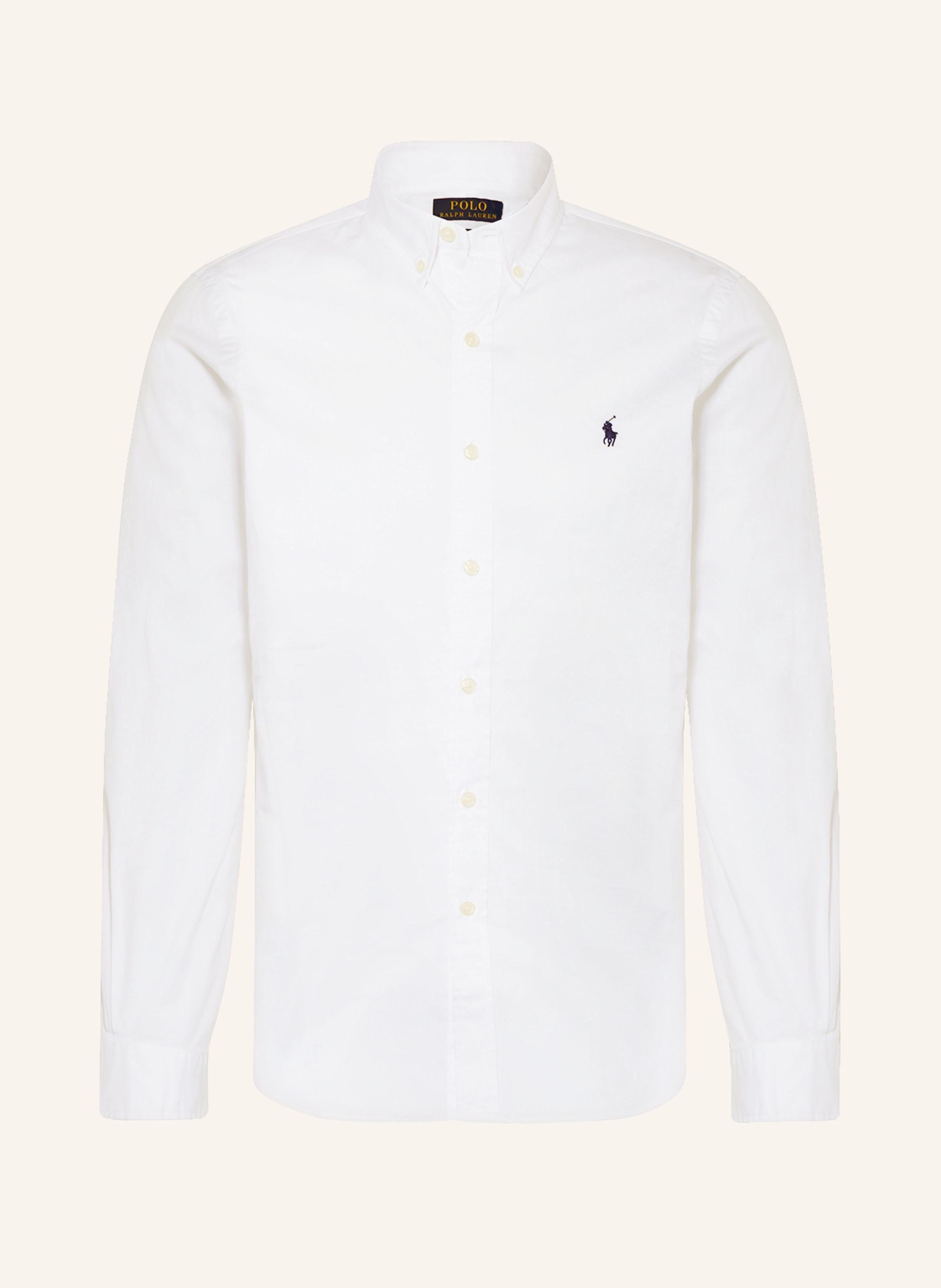 POLO RALPH LAUREN Shirt slim fit in white