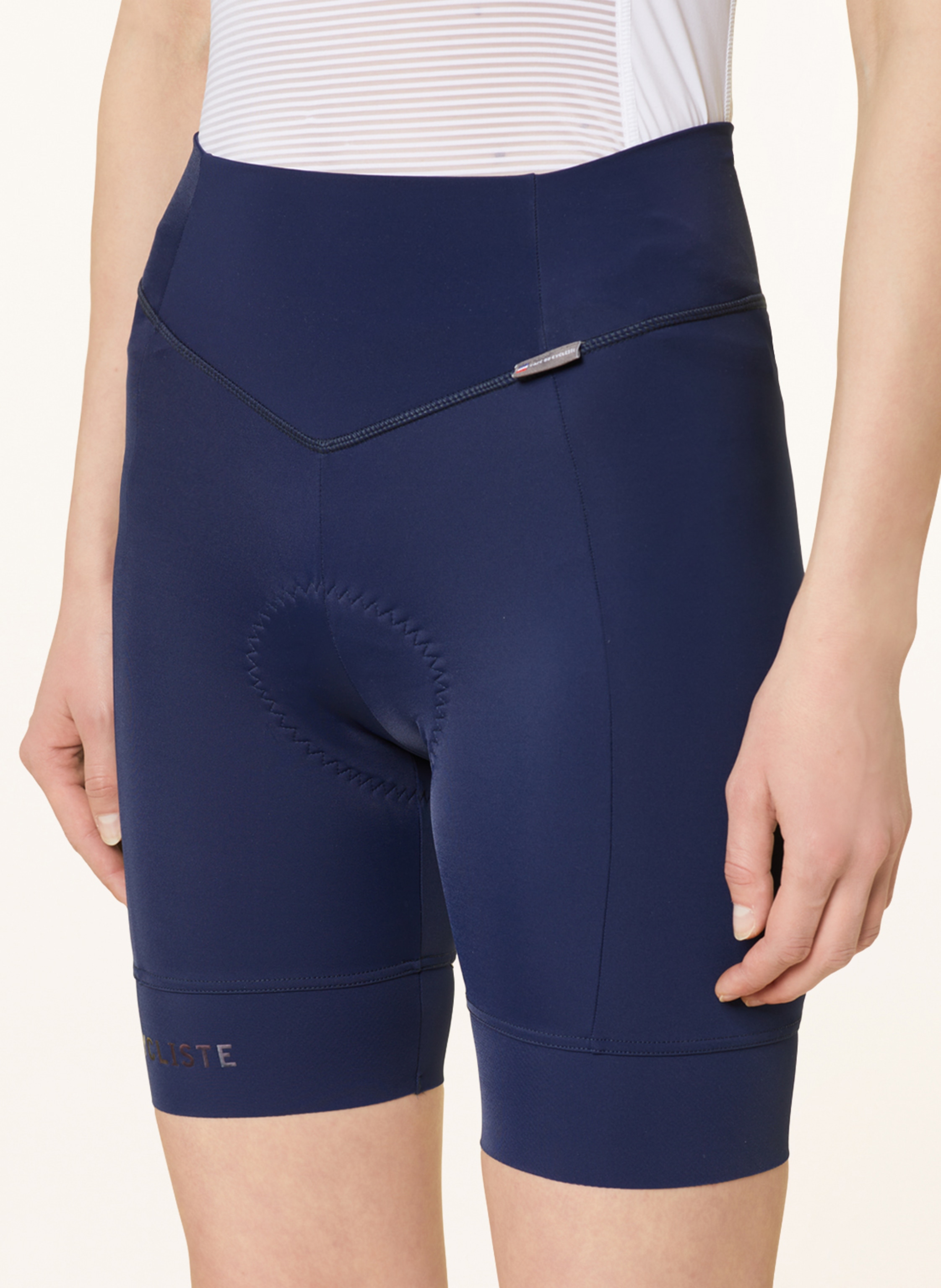 Thumbnail - Café Du Cycliste Radhose Celine Mit Gepolstertem Einsatz blau