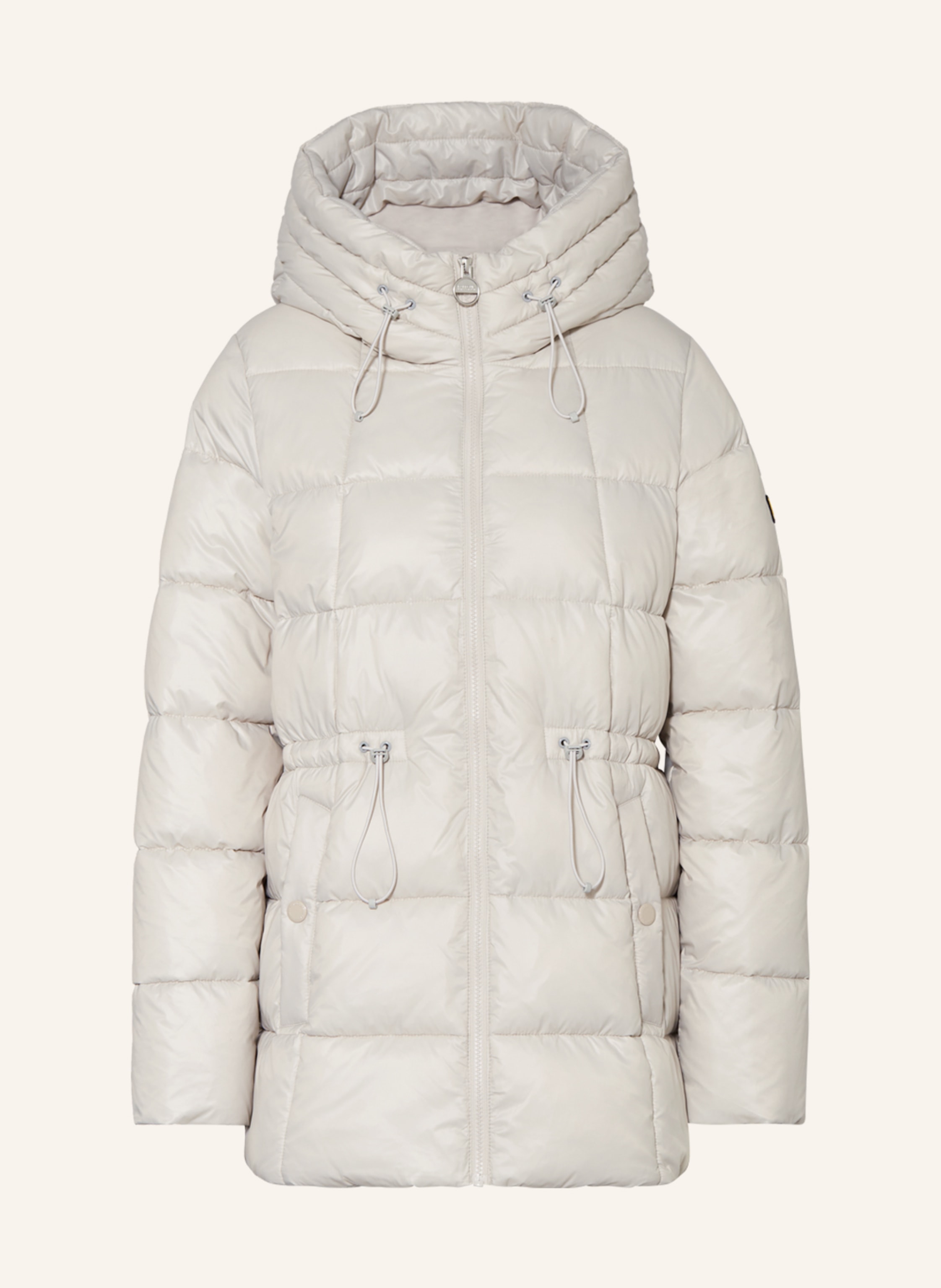 Barbour bernera quilted jacket ice white online