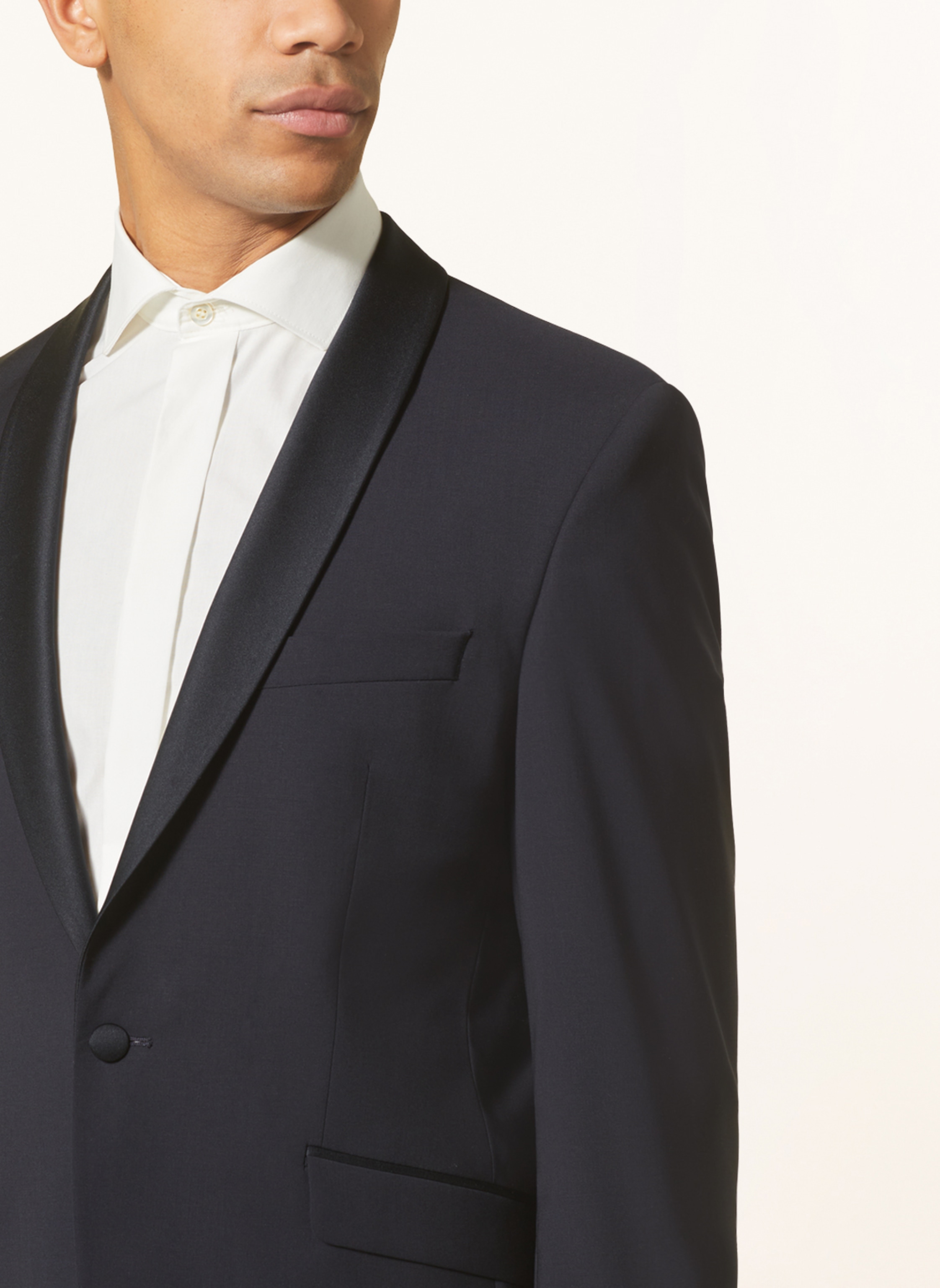 Thumbnail - Wilvorst Smoking-Sakko Extra Slim Fit blau
