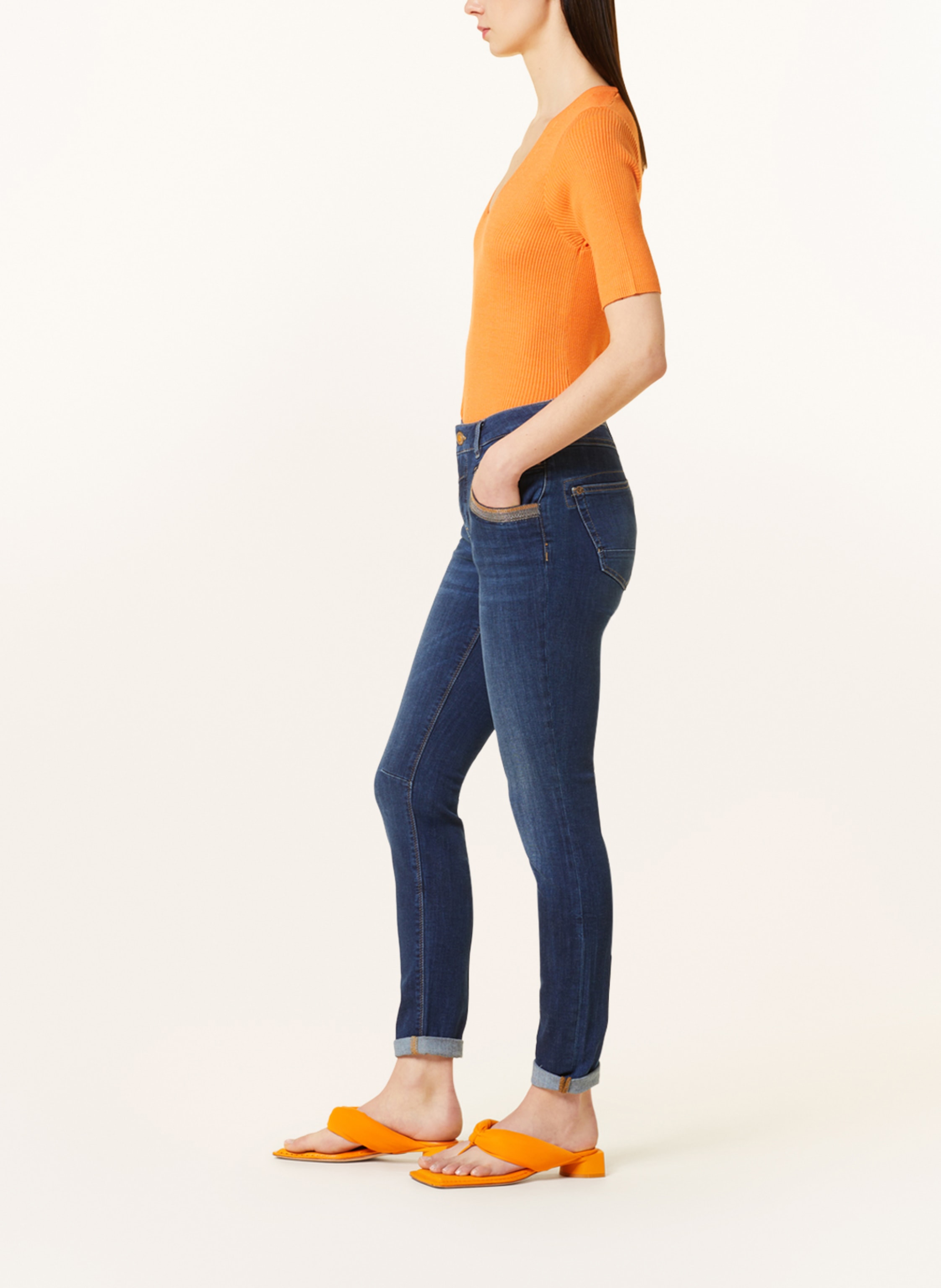 Thumbnail - Mos Mosh Jeans Mmnaomi Mit Schmucksteinen blau