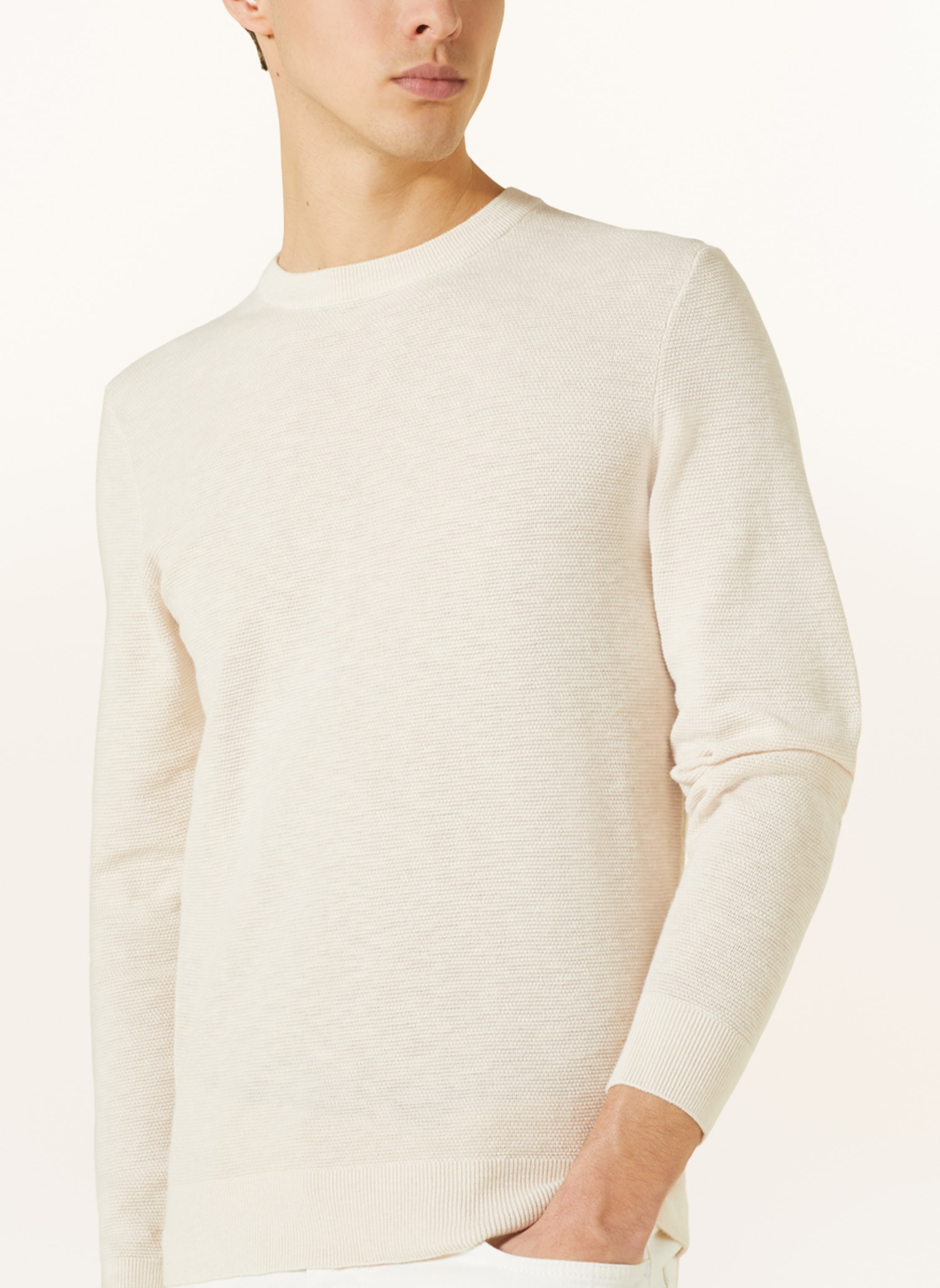 Thumbnail - Profuomo Pullover weiss
