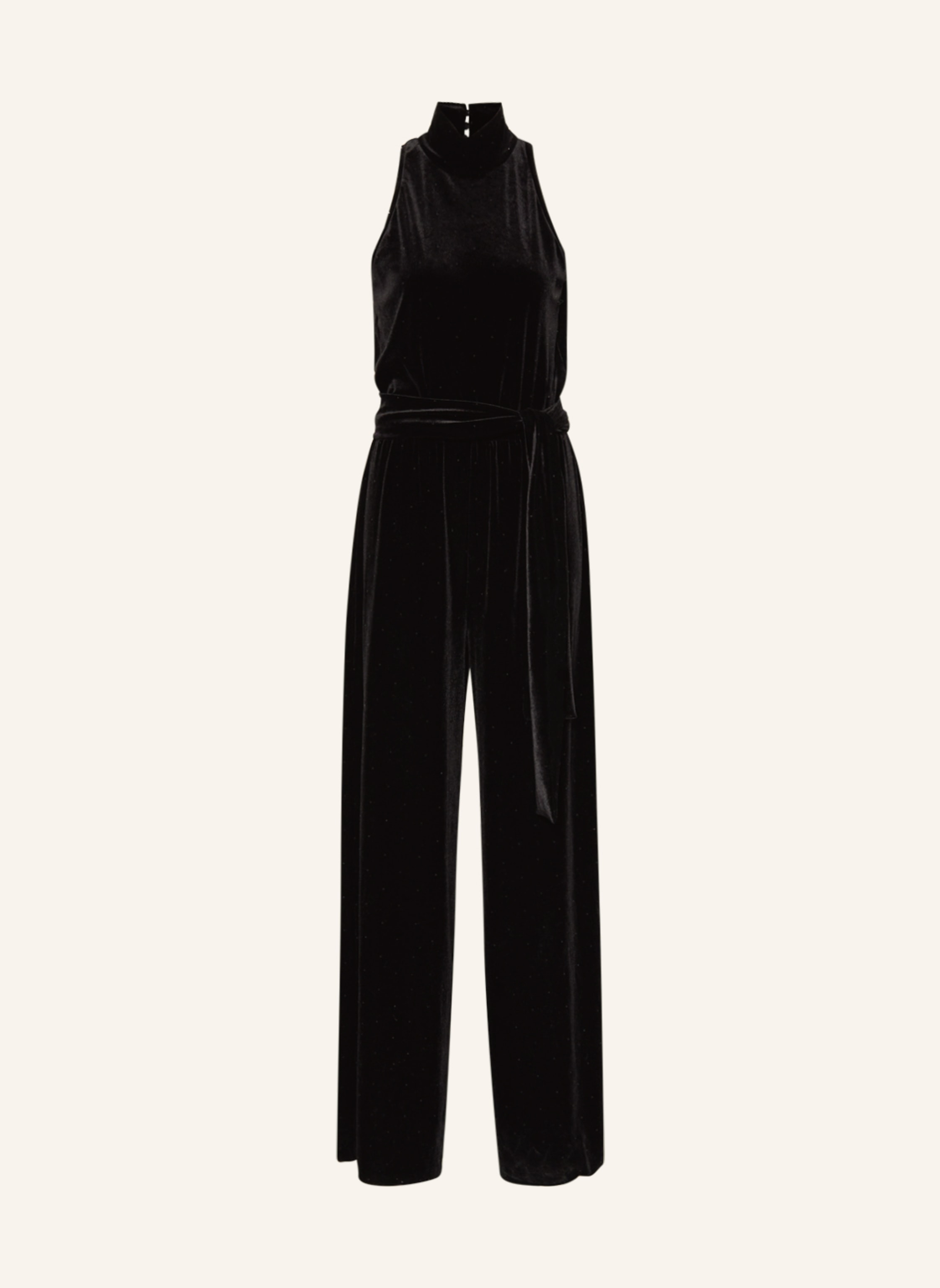 Mango black velvet on sale jumpsuit