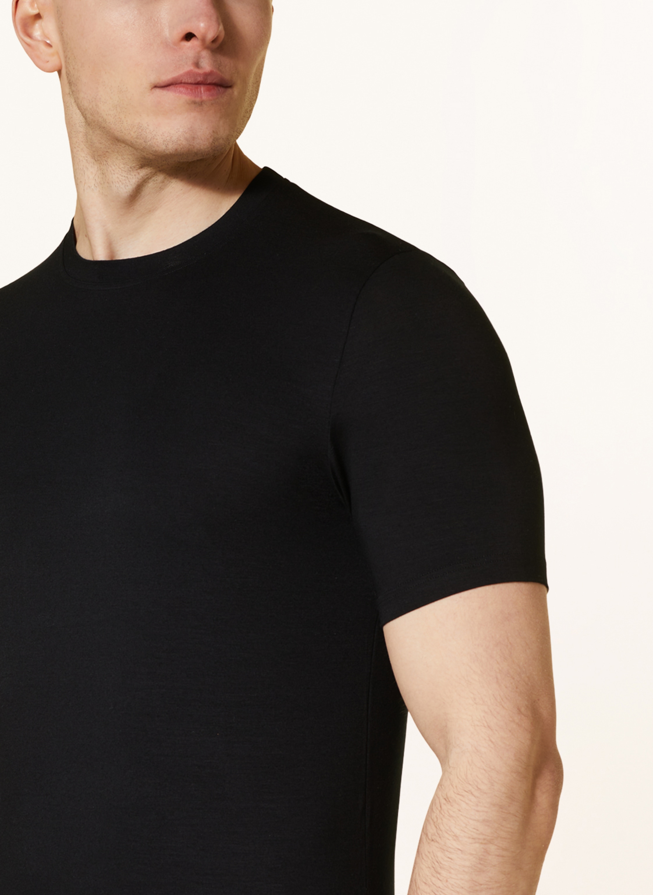 Thumbnail - Zimmerli T-Shirt Pureness schwarz