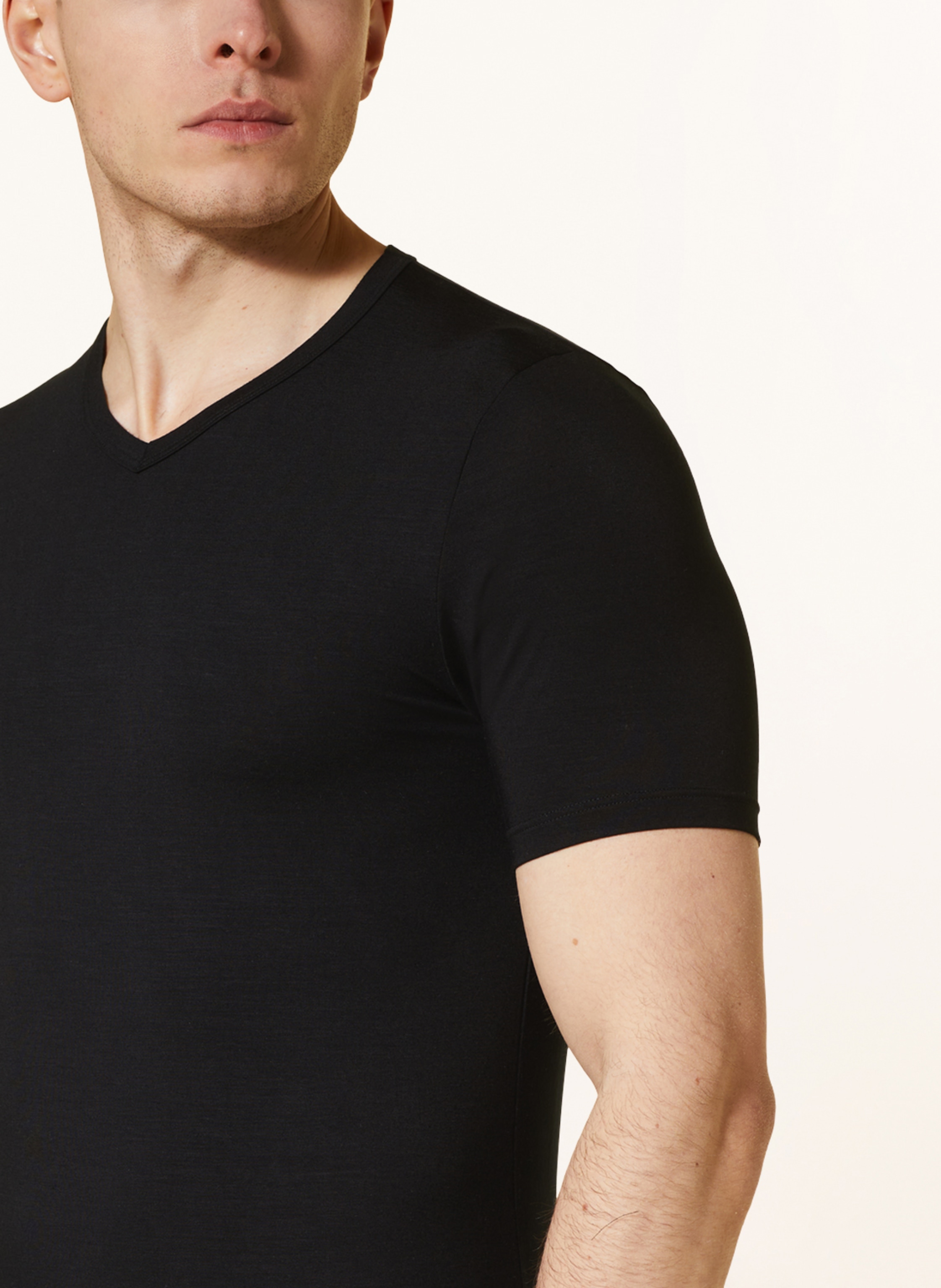 Thumbnail - Zimmerli T-Shirt Pureness schwarz