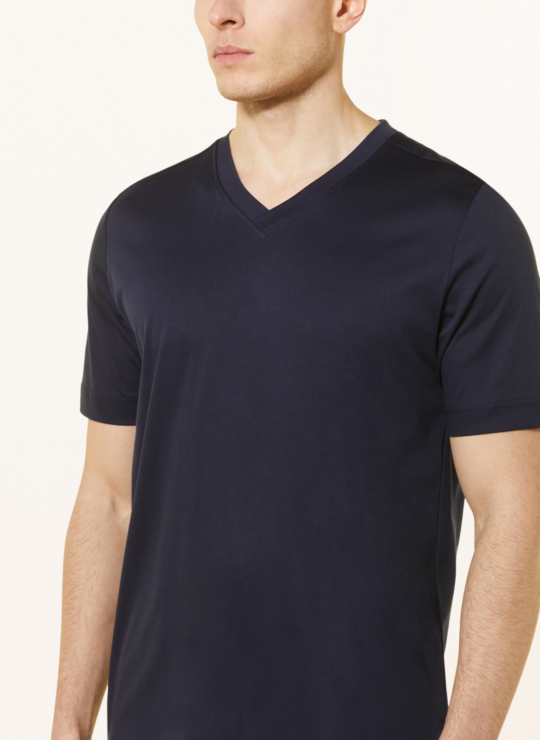 Thumbnail - Zimmerli Schlafshirt Supreme Green Cotton blau