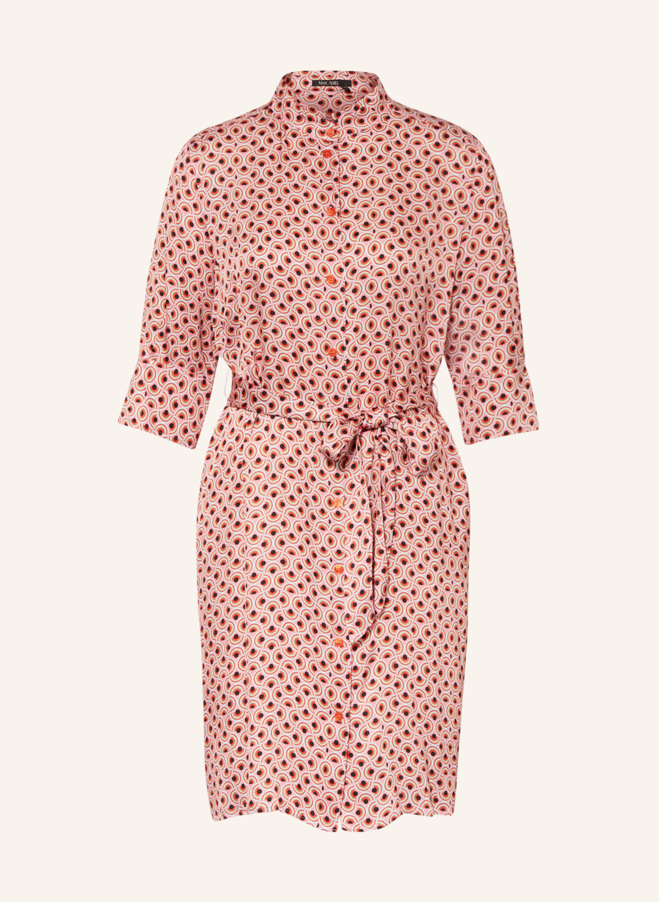 Mint velvet orange spot print shirt dress outlet