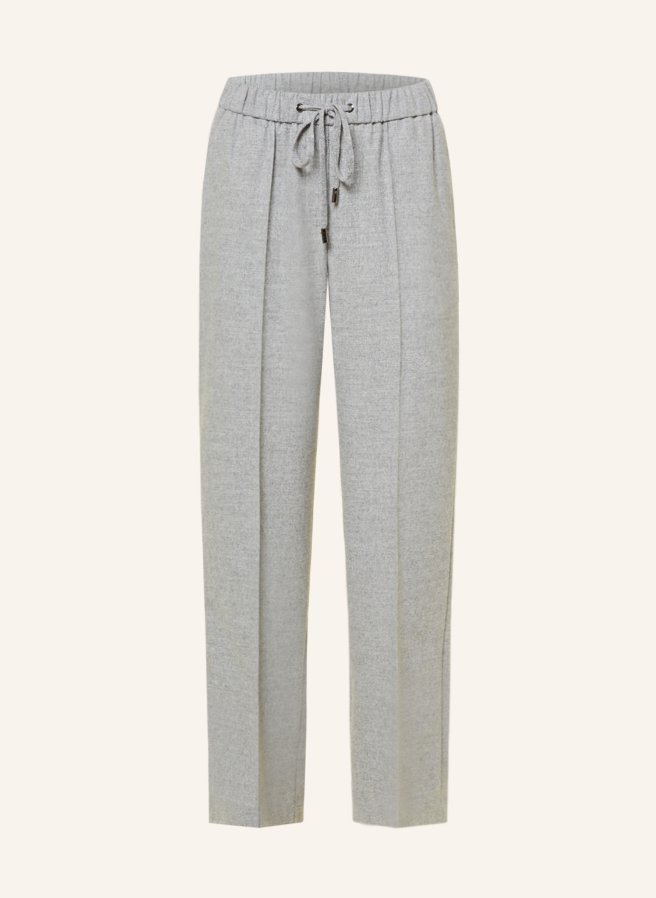 Peserico wide-leg cotton trousers - Grey