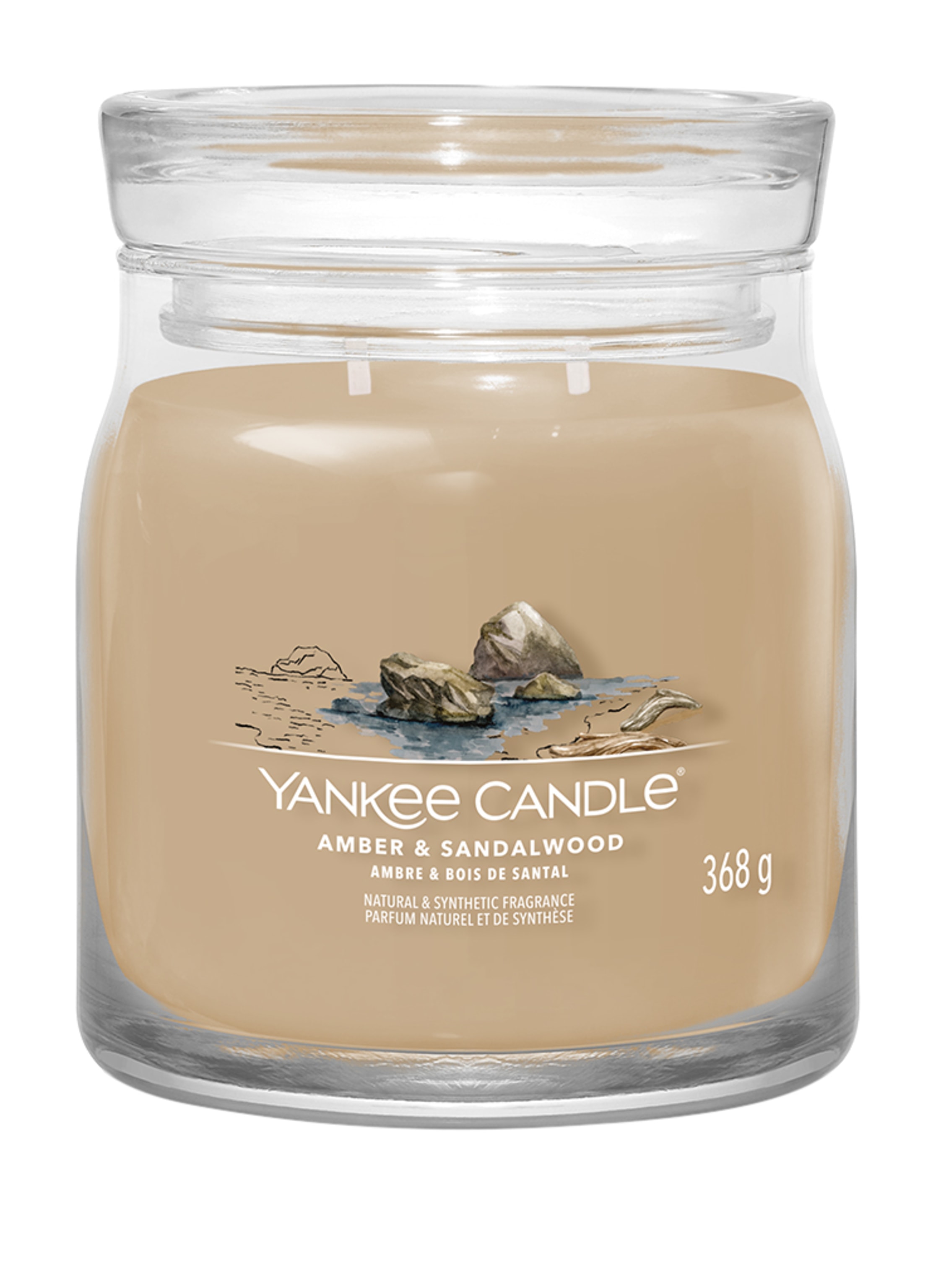 Yankee Candle Amber & Sandalwood Duftkerze klein