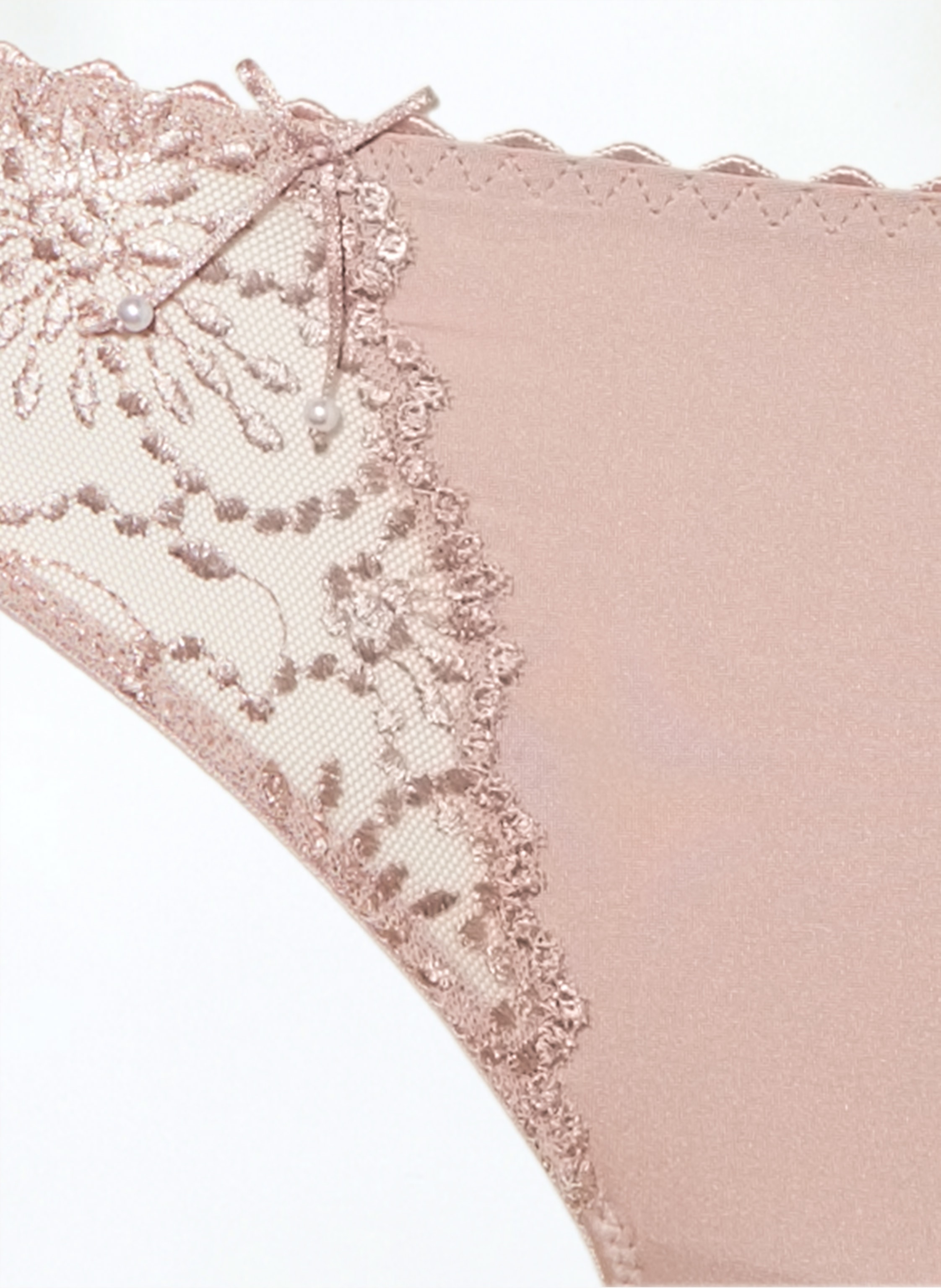 Thumbnail - Marie Jo Slip Jane Mit Schmuckperlen rosa