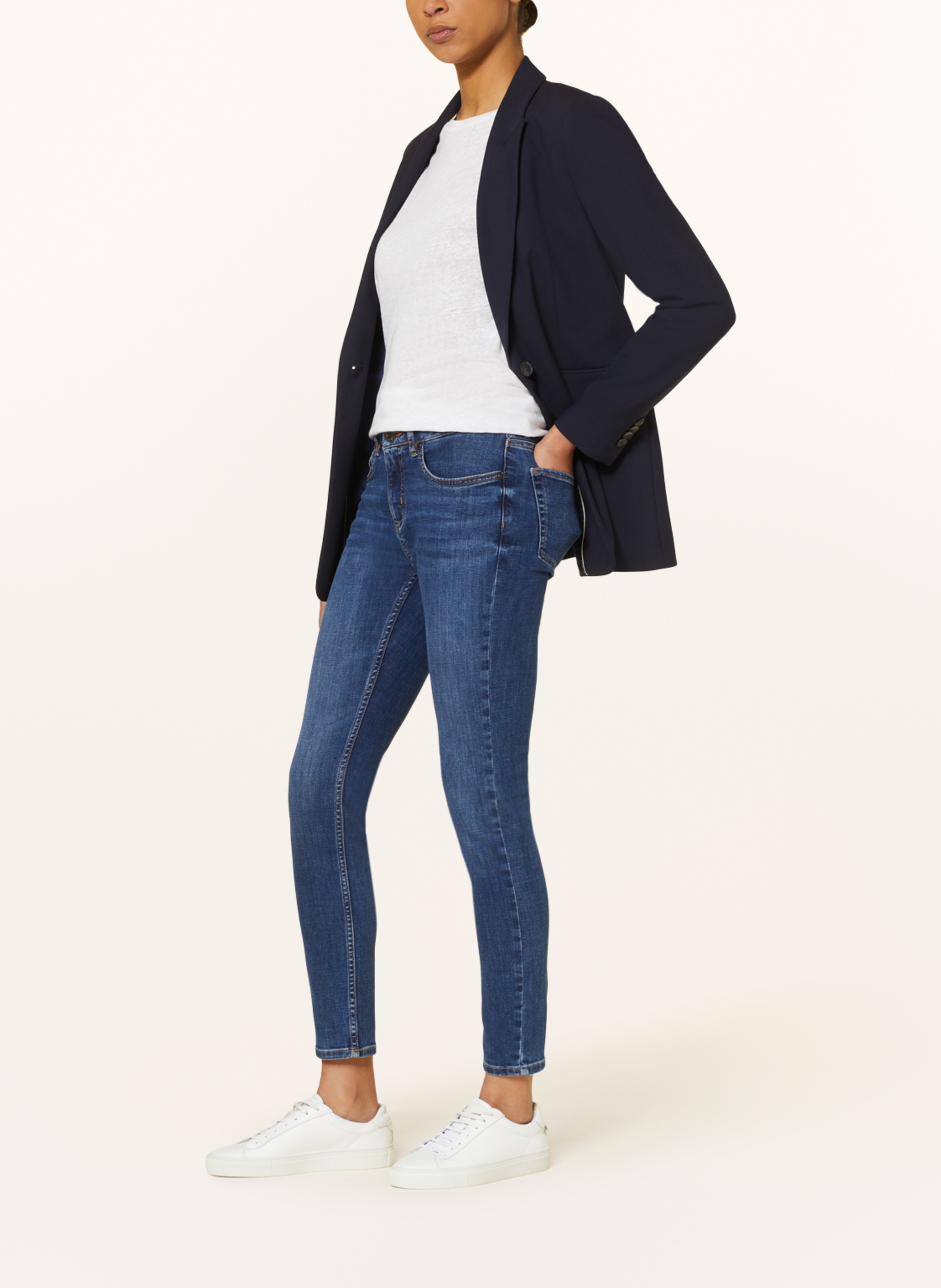 Thumbnail - Opus Skinny Jeans Elma blau