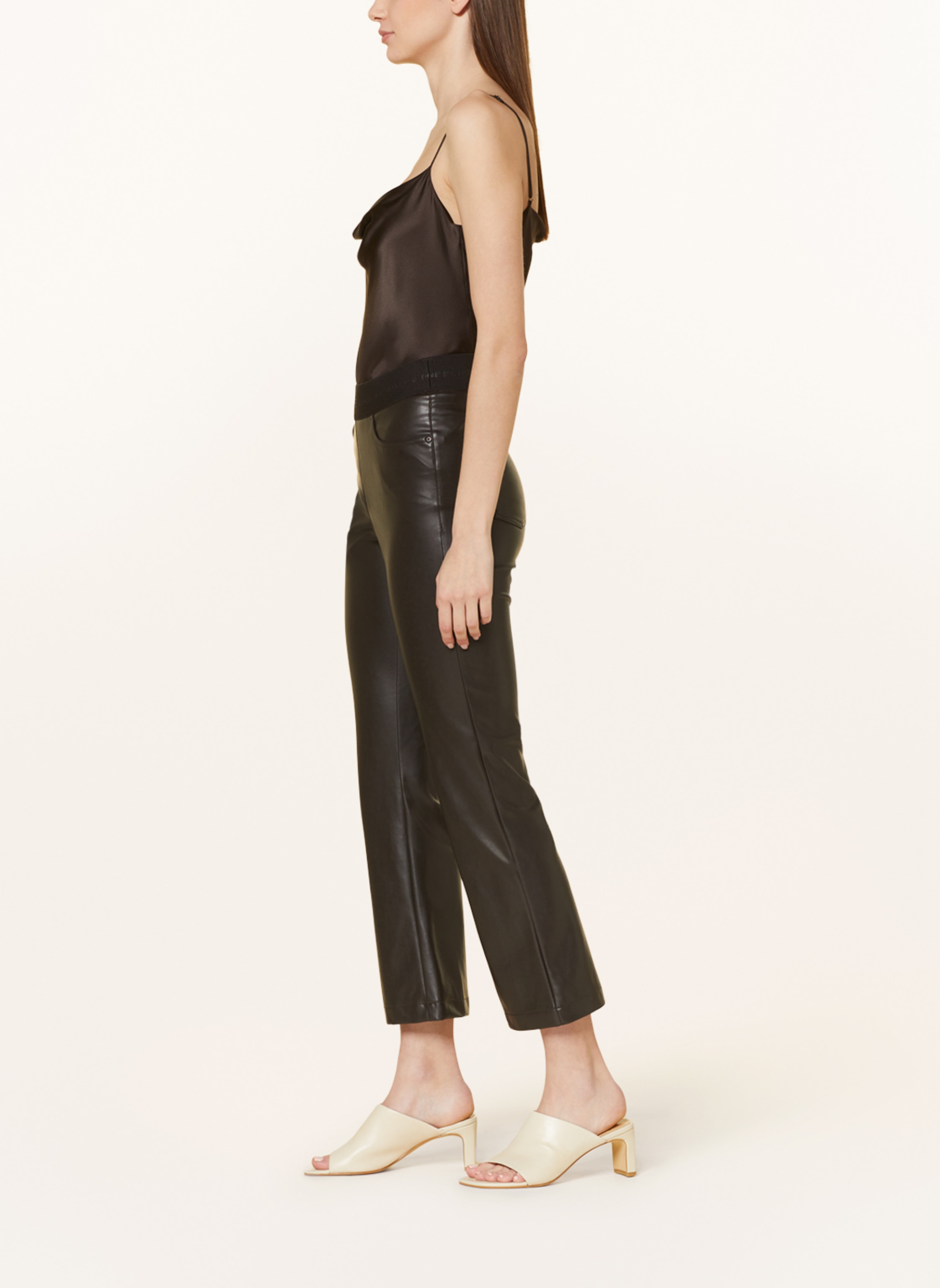 Thumbnail - Cambio Hose Felice In Lederoptik braun