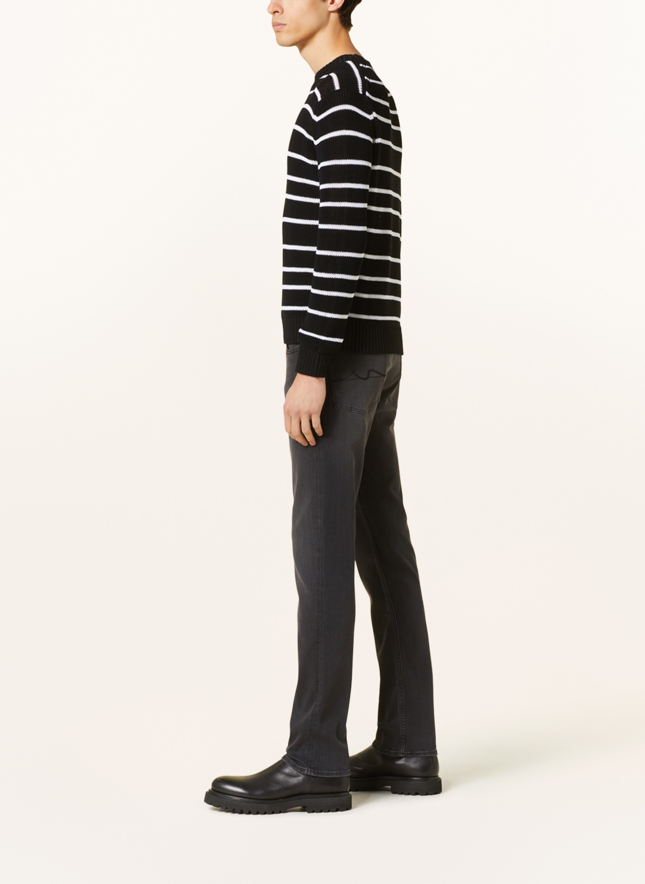 Thumbnail - 7 For All Mankind Jeans Slimmy Straight Fit schwarz