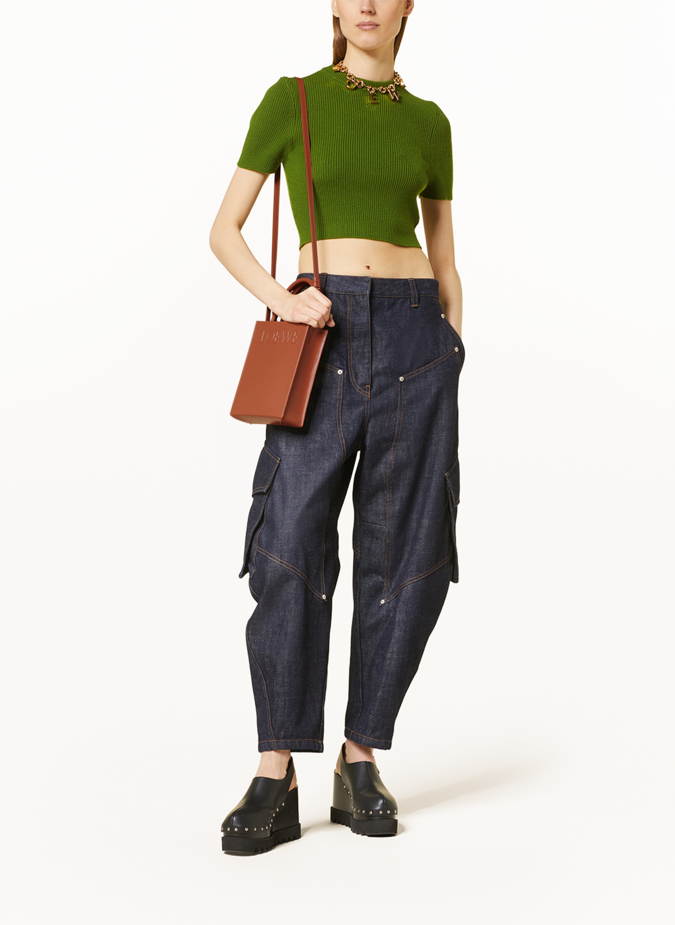 Thumbnail - Loewe Shopper a5 Tote braun