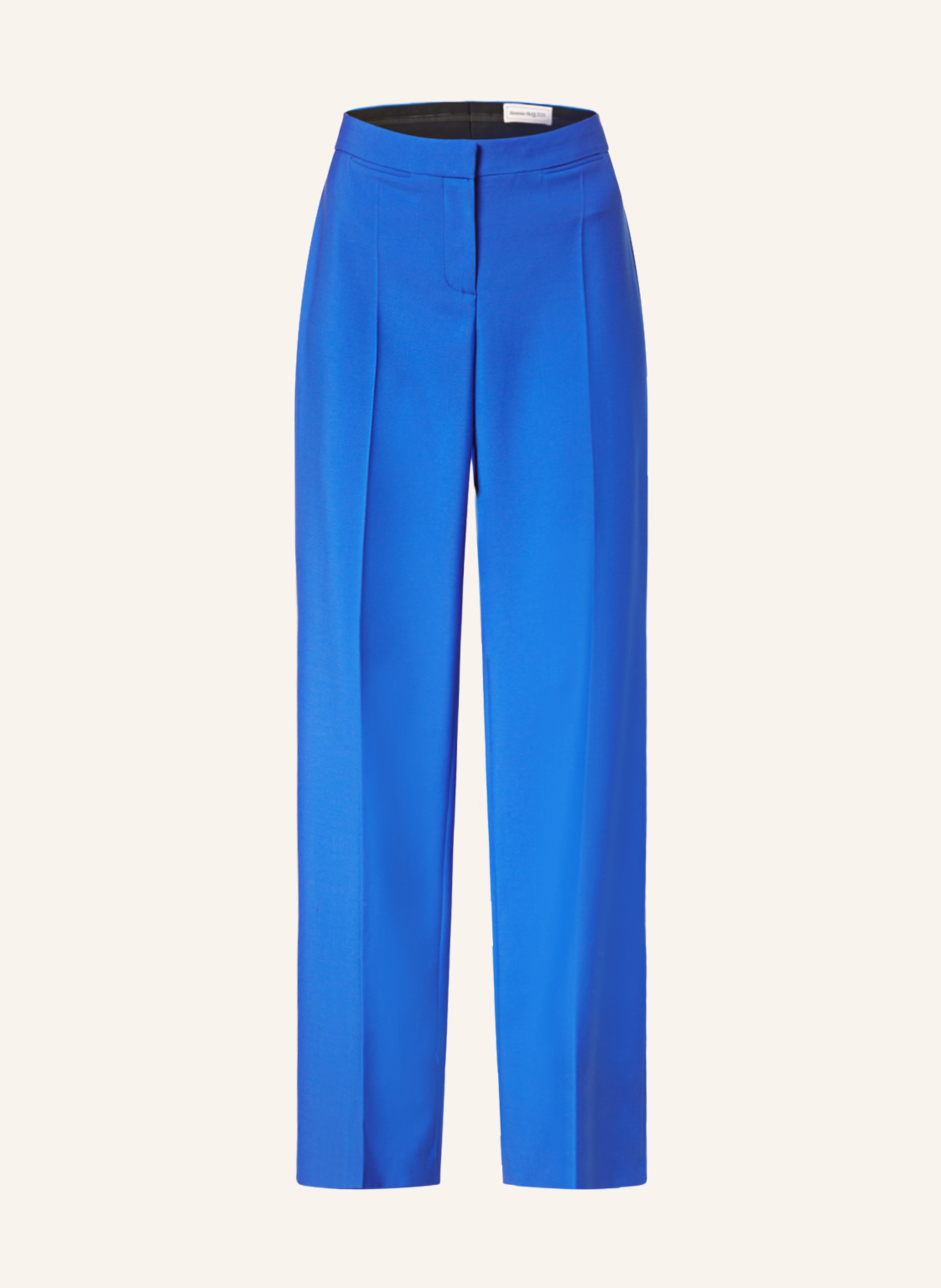 Royal blue wide leg trousers clearance