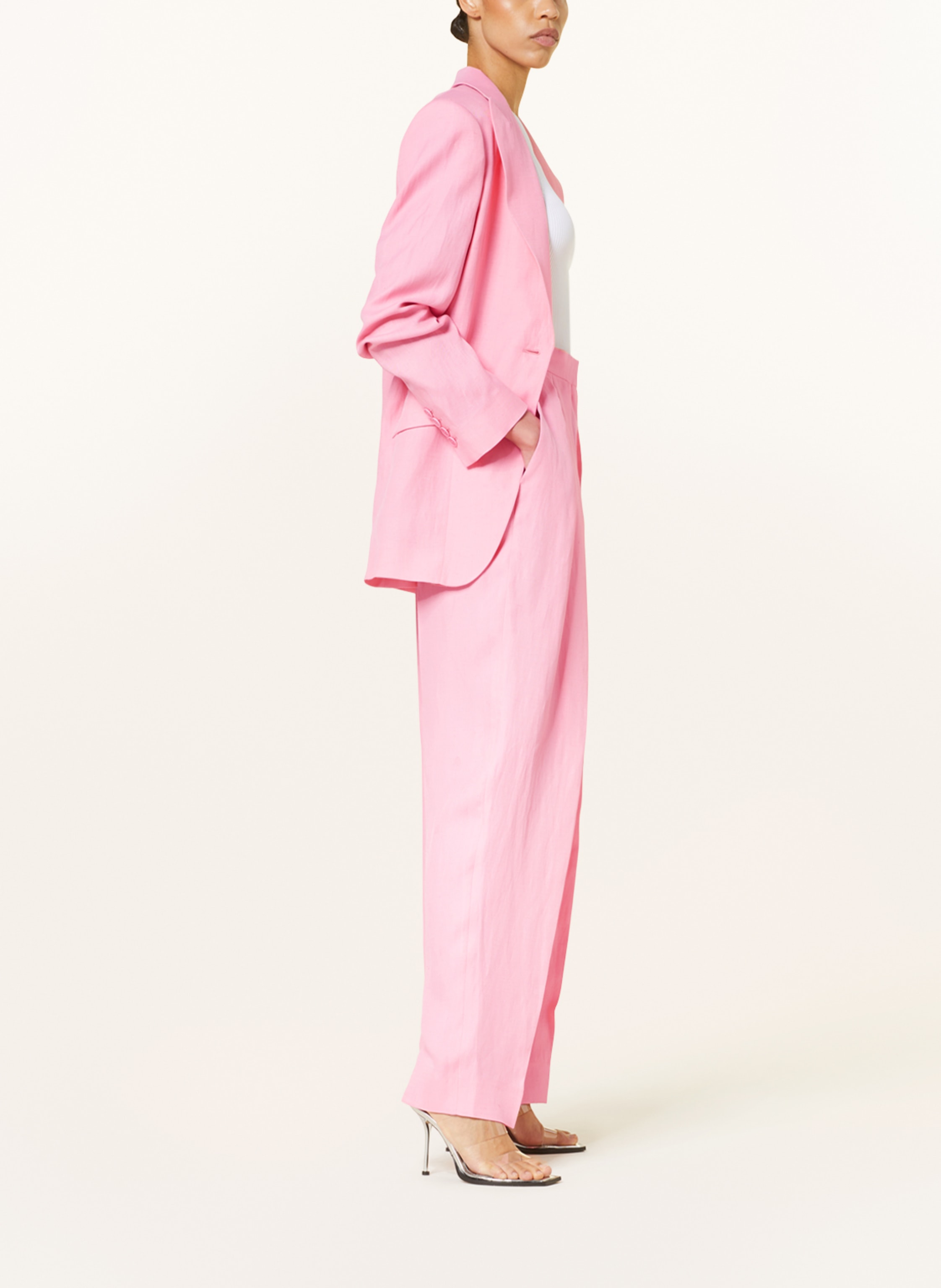 Thumbnail - Stella Mccartney Hose Mit Leinen rosa