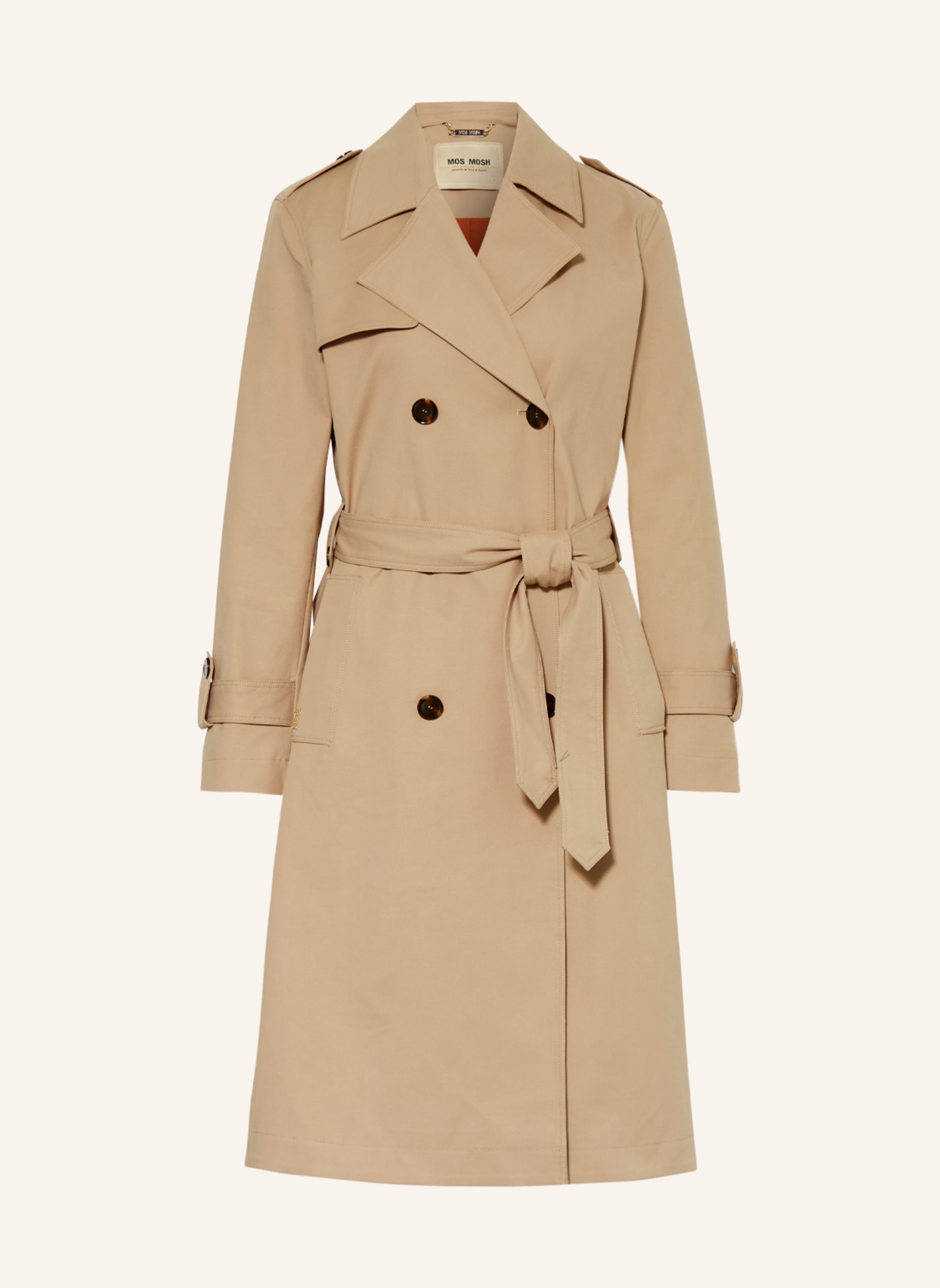 MOS MOSH Trench coat MMFARAH in beige