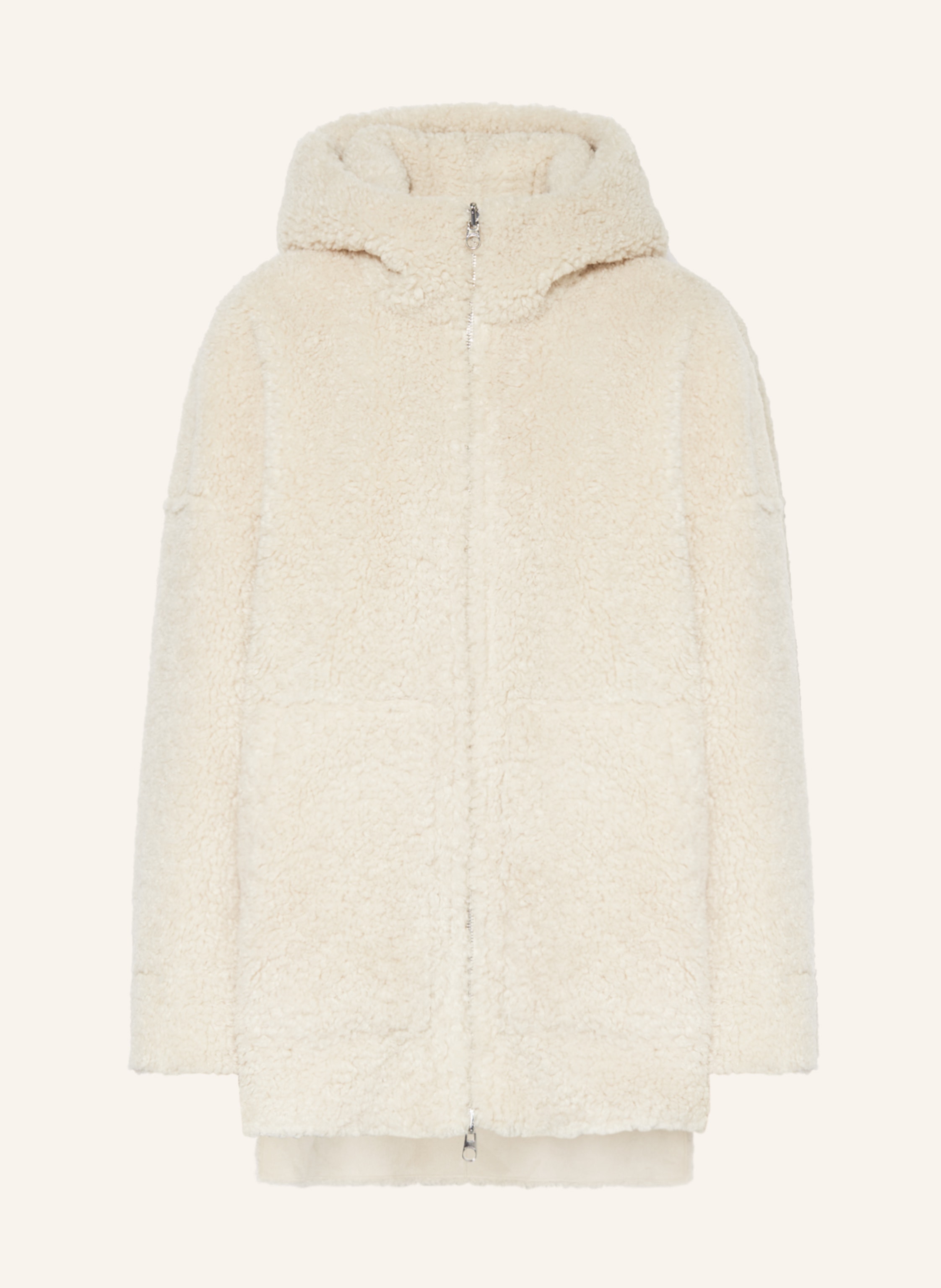 MILESTONE Teddy jacket MSROMY in cream