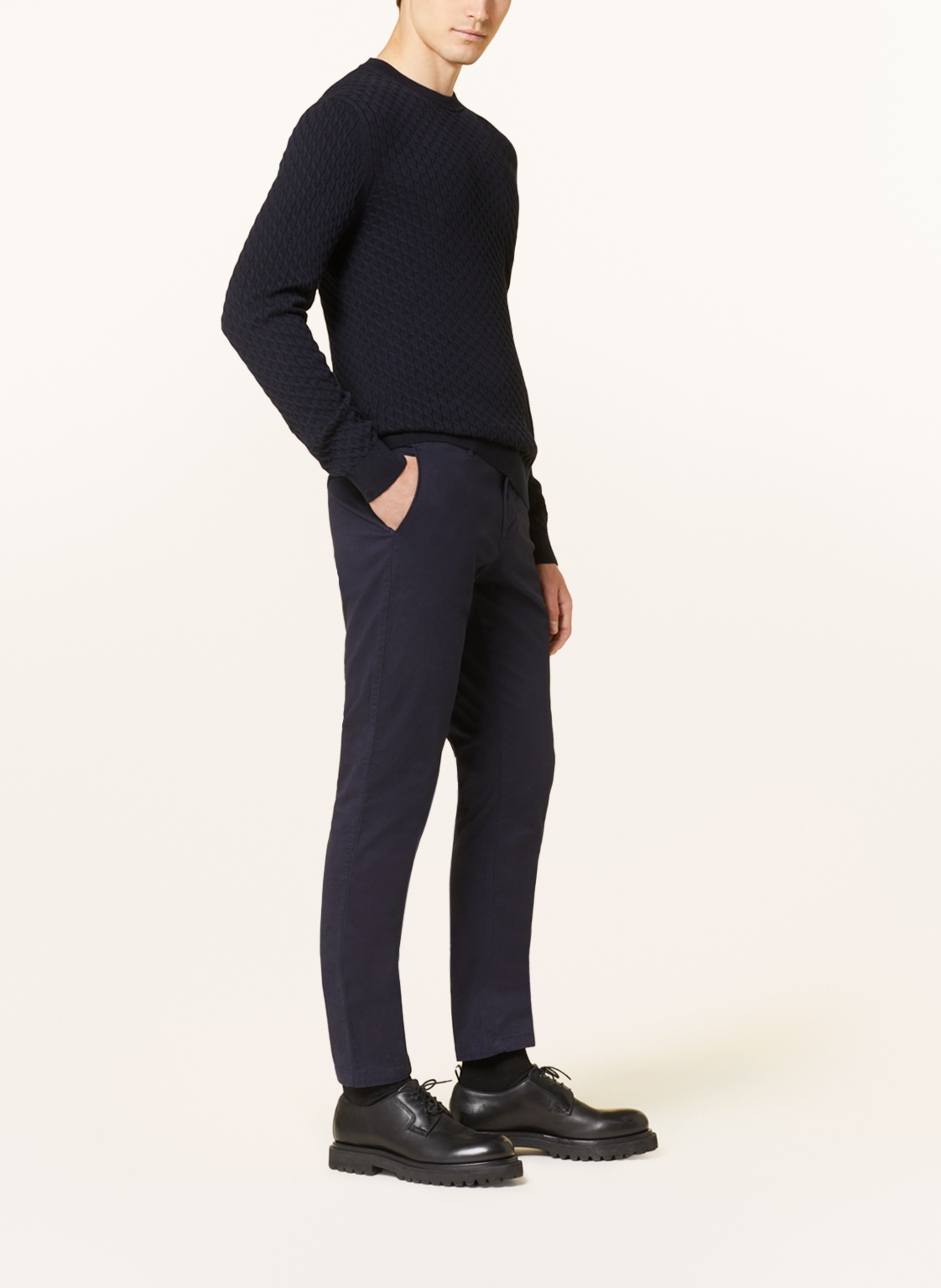 Thumbnail - Reiss Chino Pitch Slim Fit blau