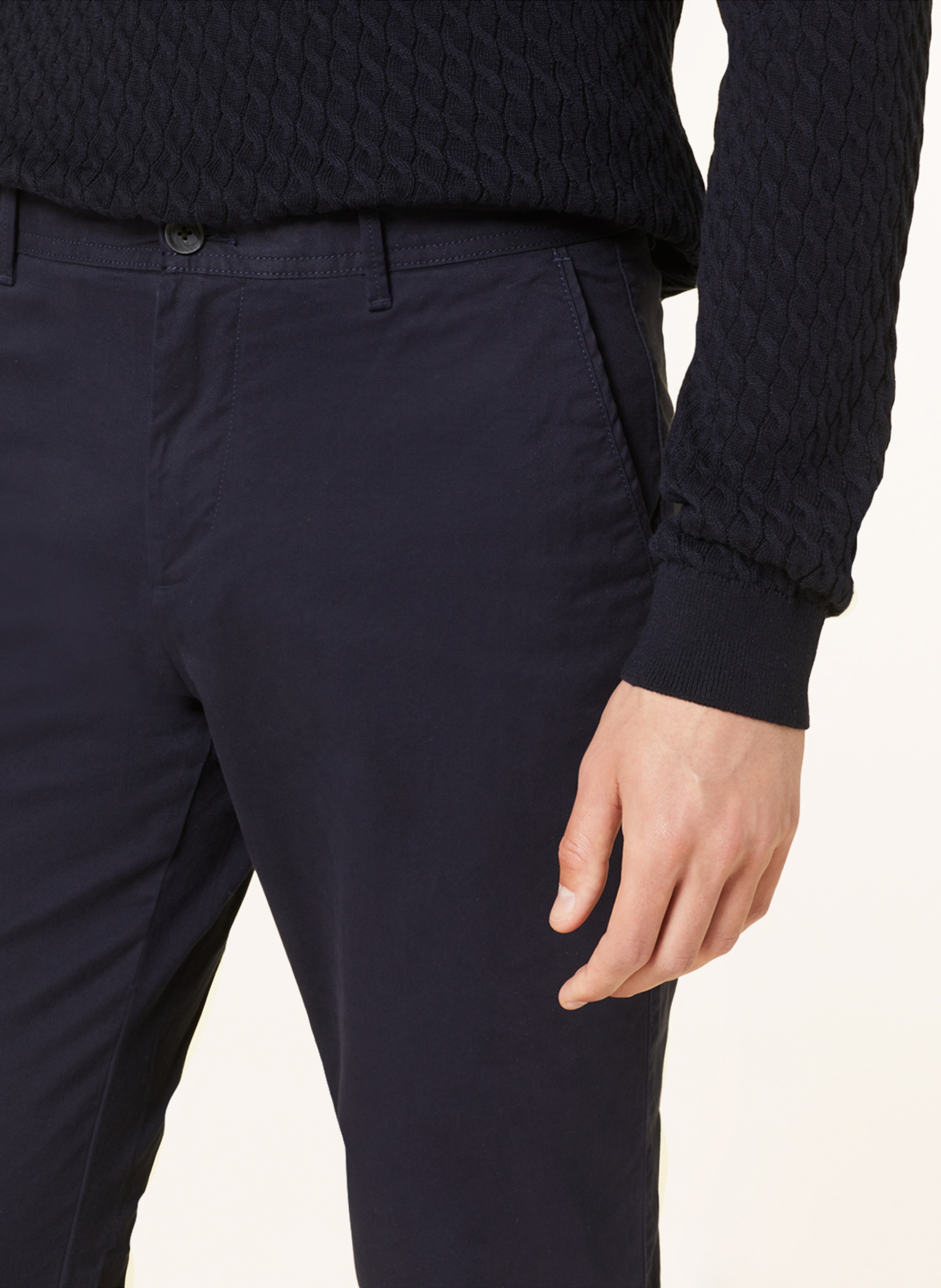 Thumbnail - Reiss Chino Pitch Slim Fit blau