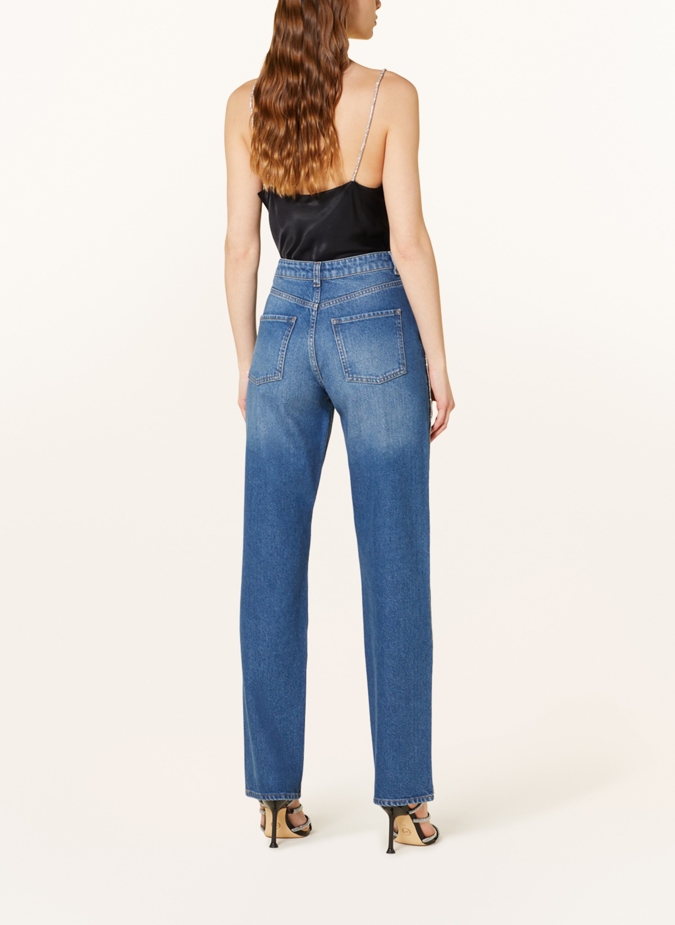 Thumbnail - Envii Straight Jeans Enbree Mit Schmucksteinen blau