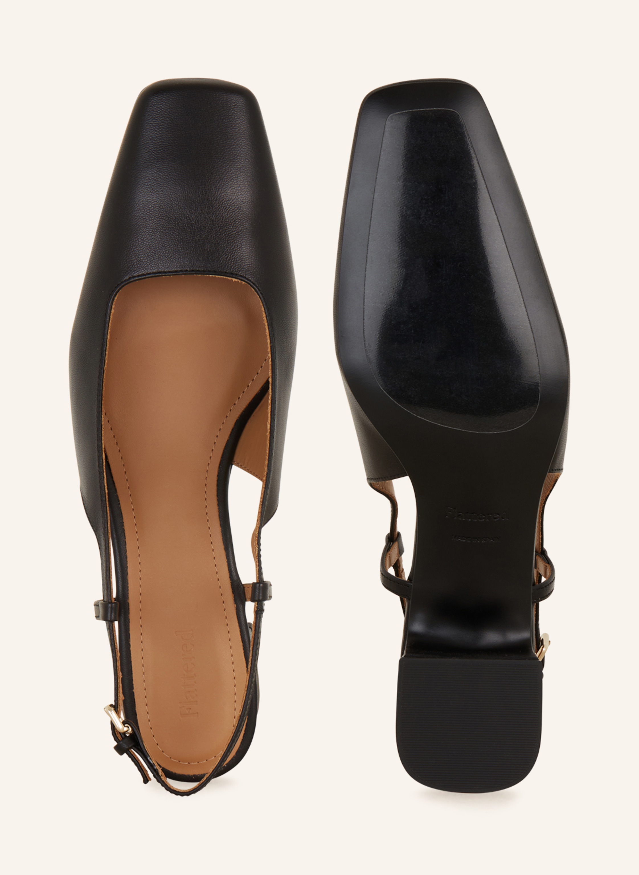 Thumbnail - Flattered Slingpumps Elin schwarz