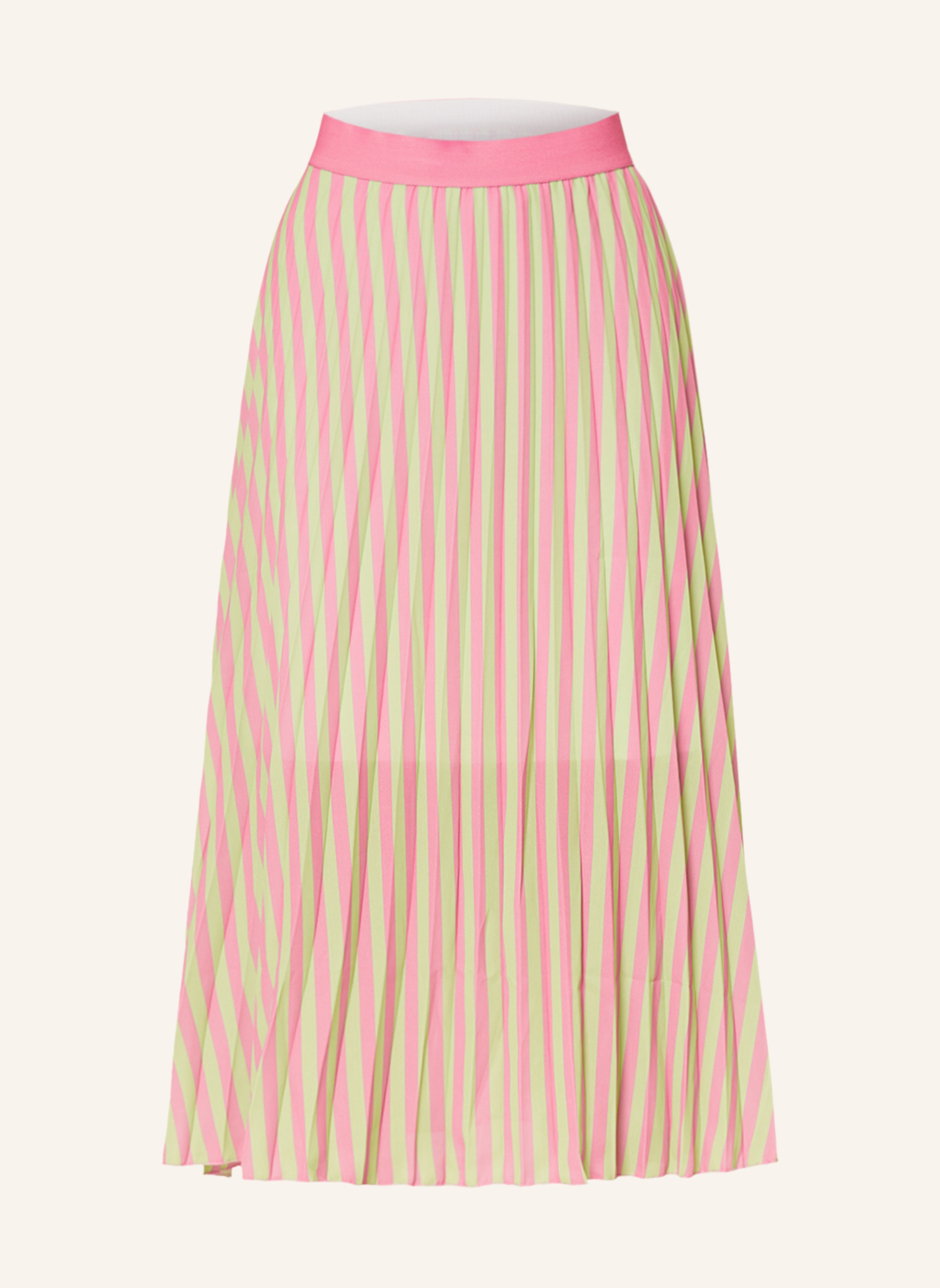 CARTOON Pleated skirt in pink/ light green | Breuninger