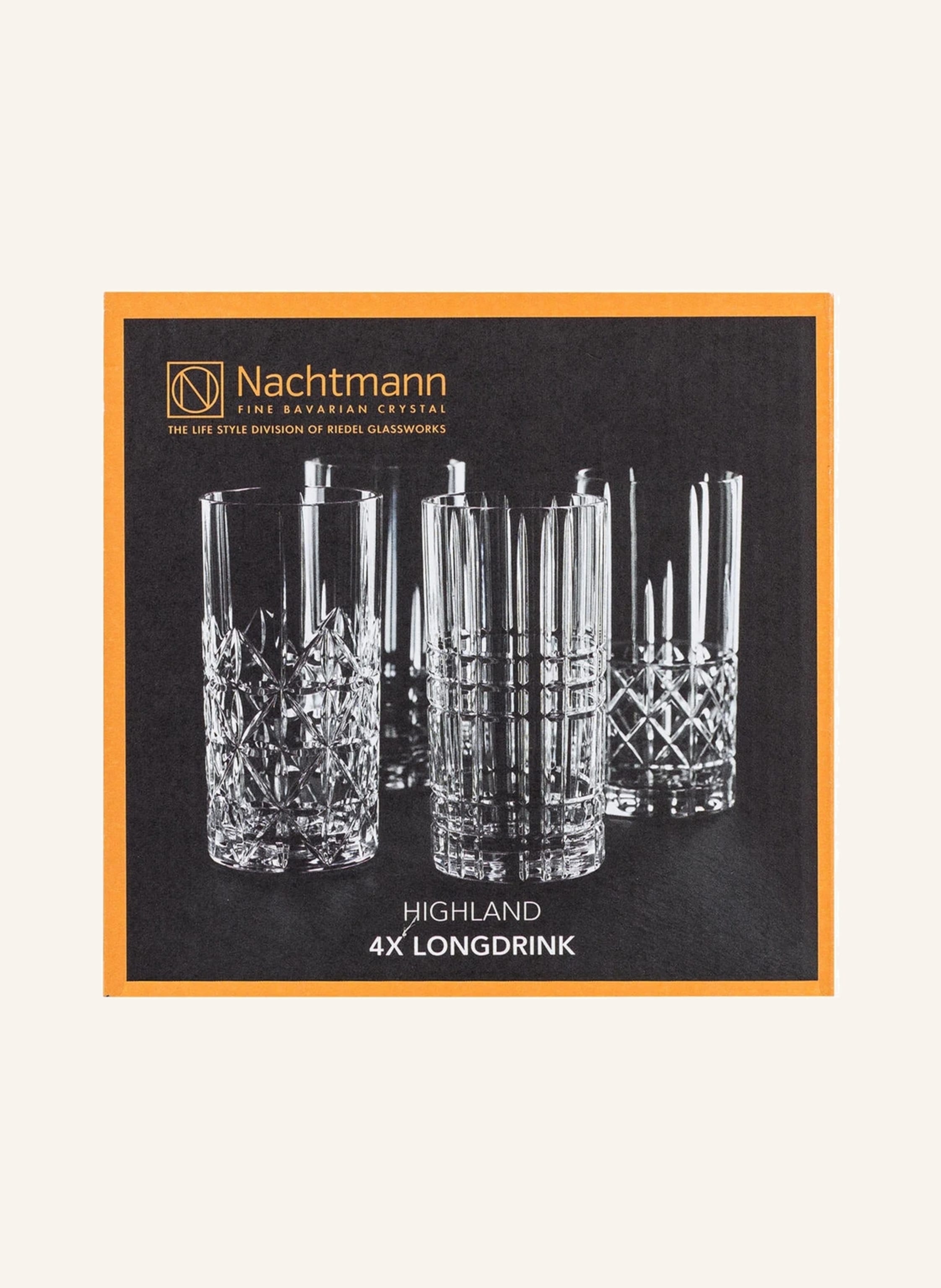 Thumbnail - Nachtmann 4er-Set Longdrinkgläser Highland transparent