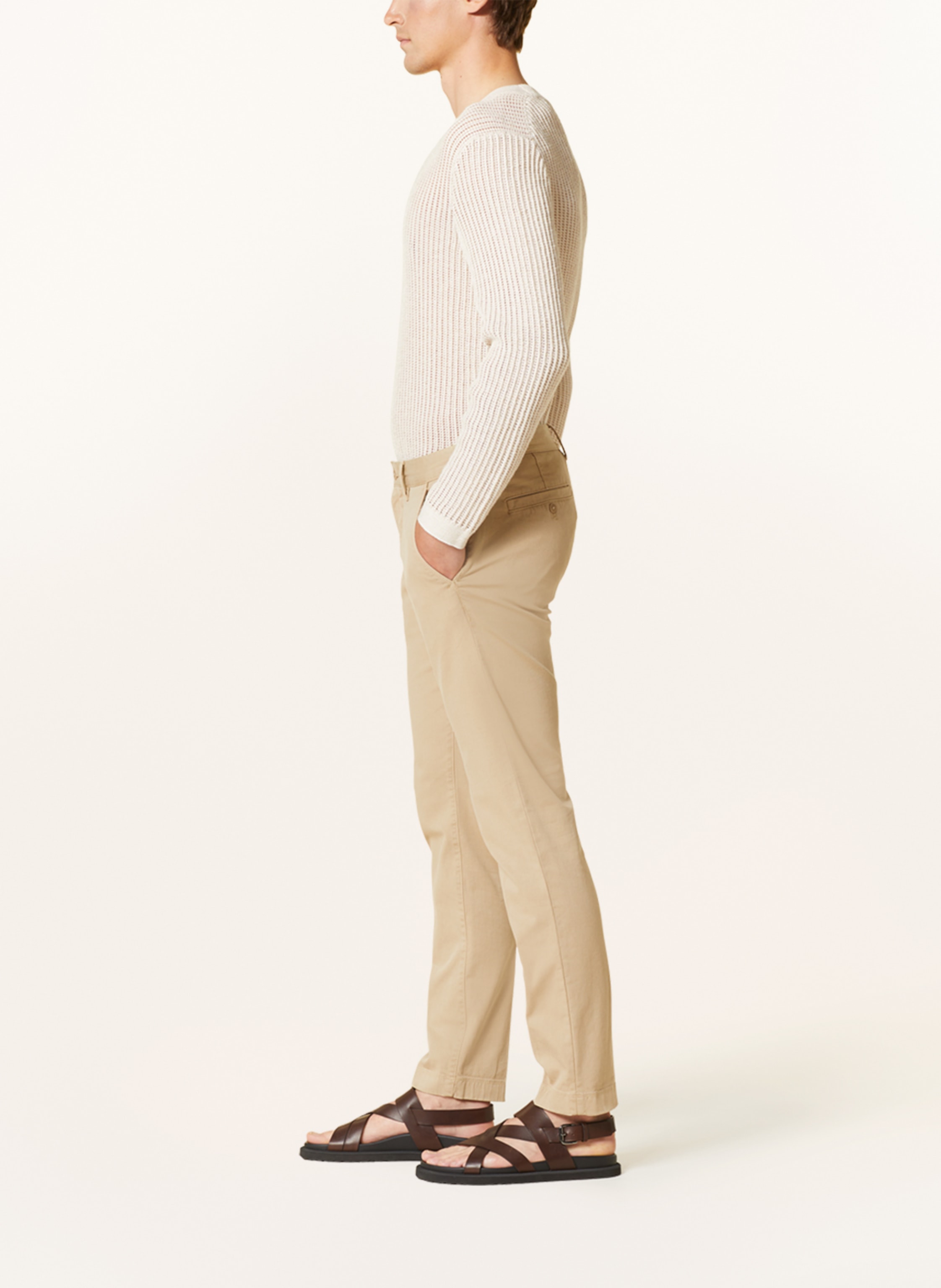 Thumbnail - Marc O'polo Chino Stig Shaped Fit beige