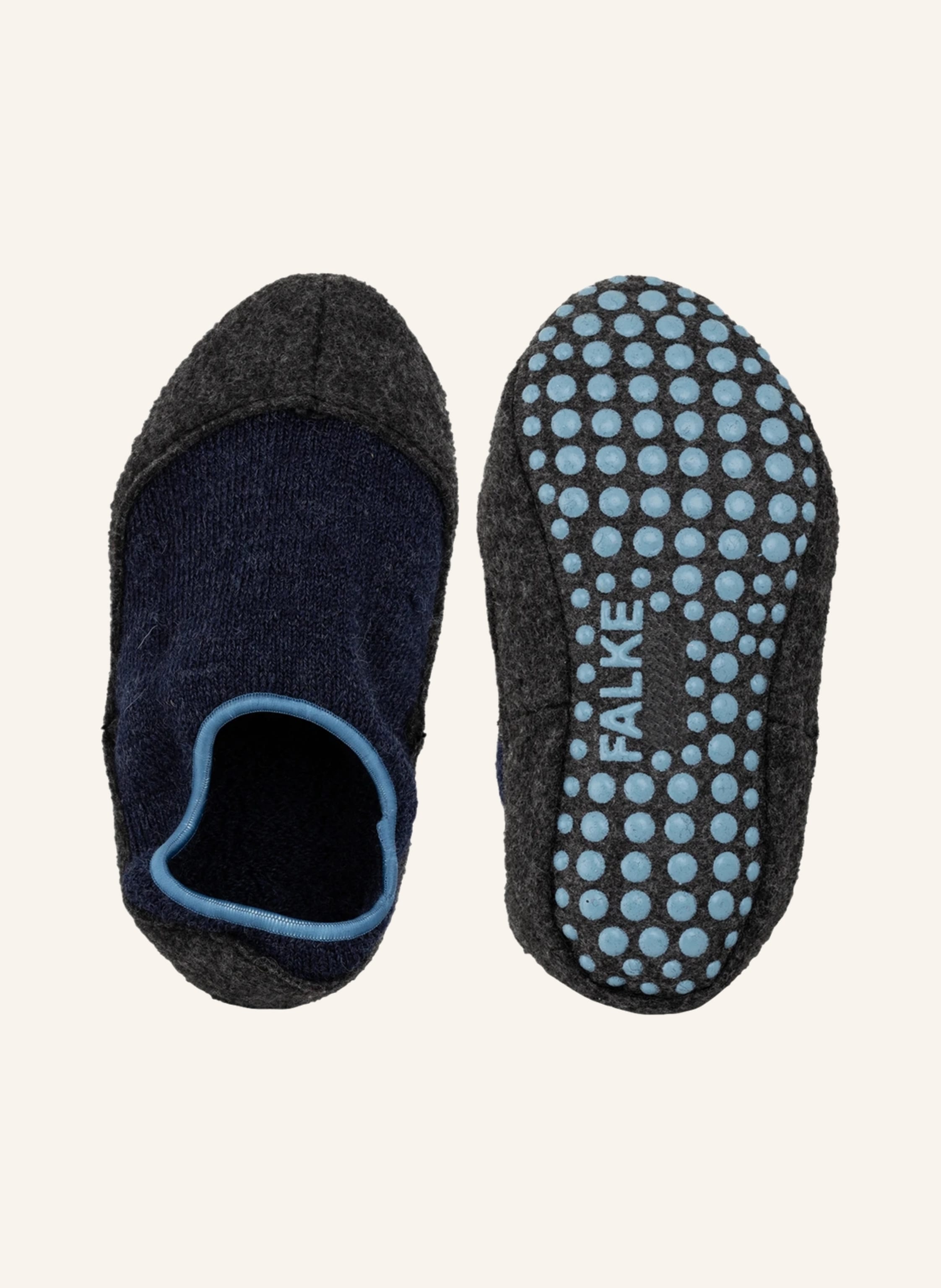 Falke Stoppersocken Cosy Slipper Aus Merinowolle blau – Bild 2