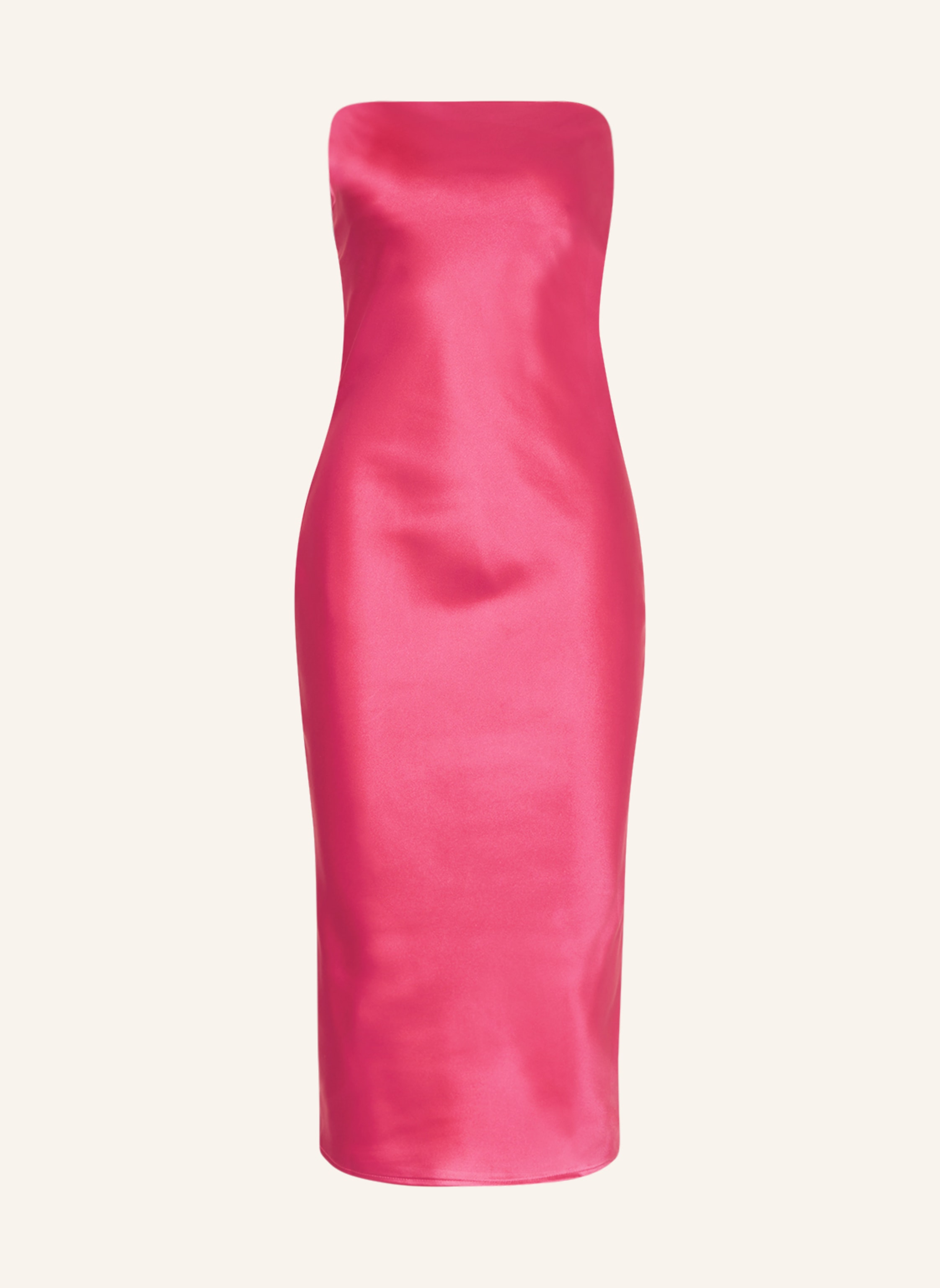 Off shoulder knit dress - Pink - Dam - Gina Tricot