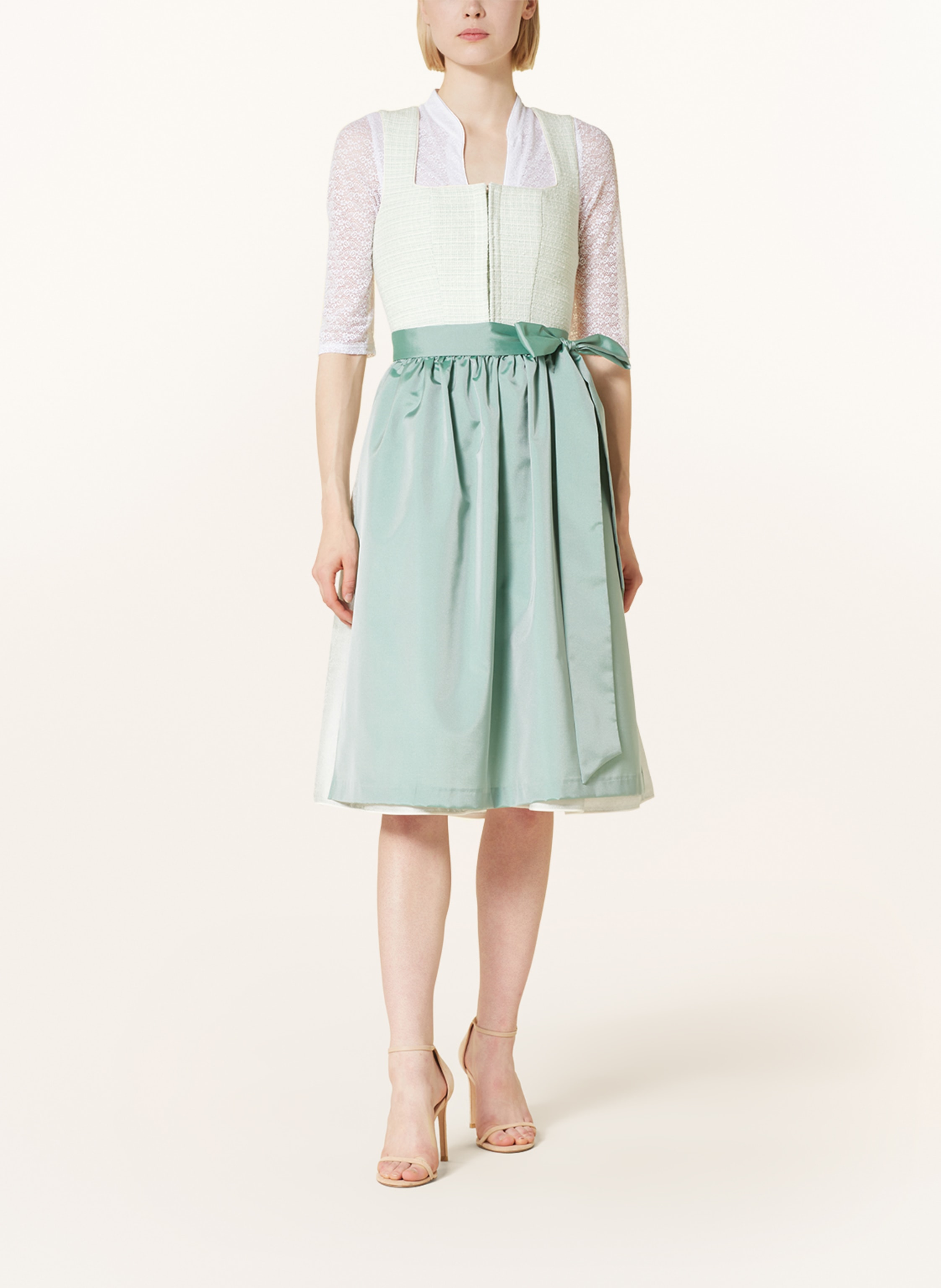 Thumbnail - Waldorff Dirndlbluse Mit 3/4-Arm weiss