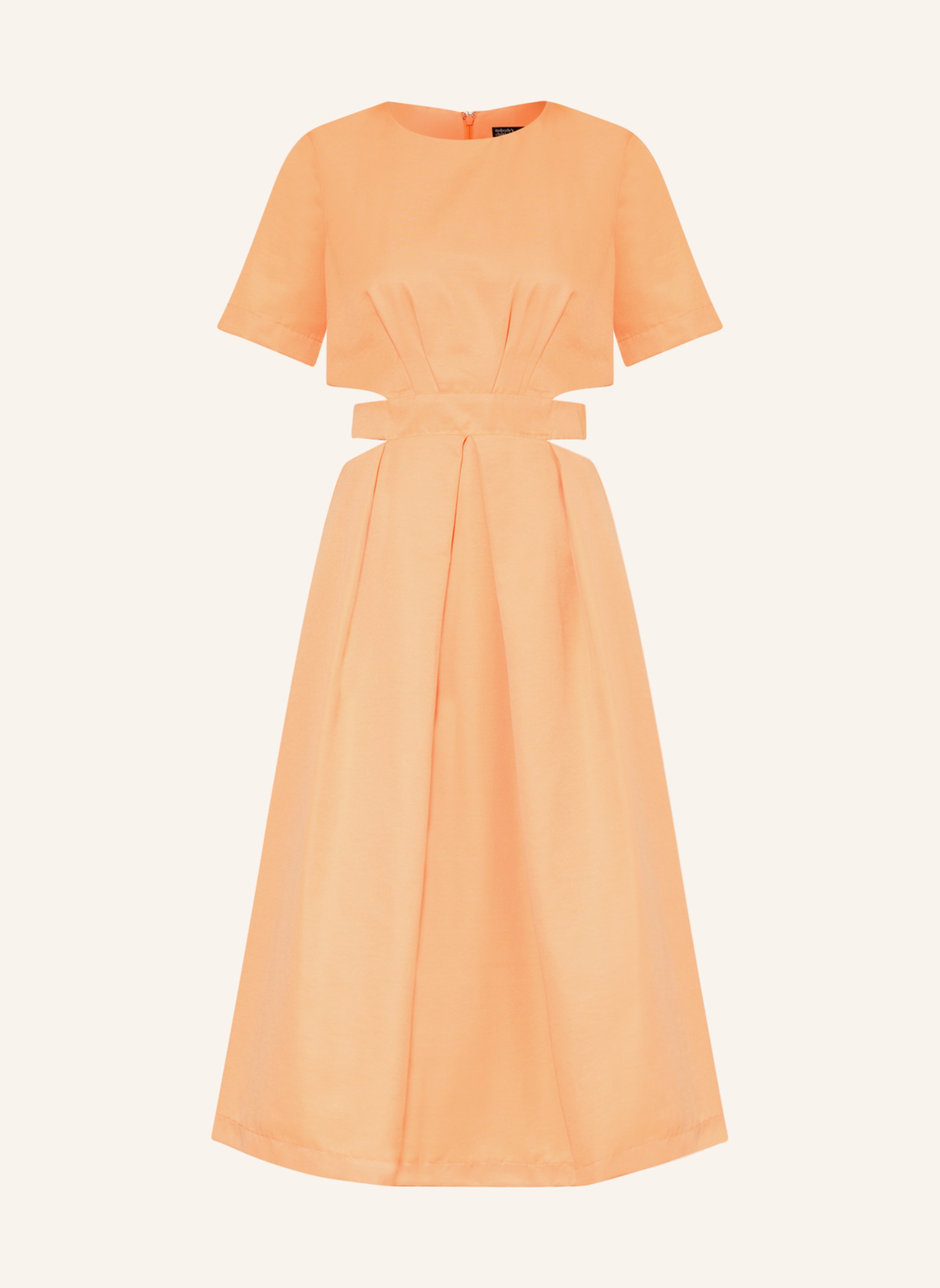 Fold back crop top midi prom dress shop